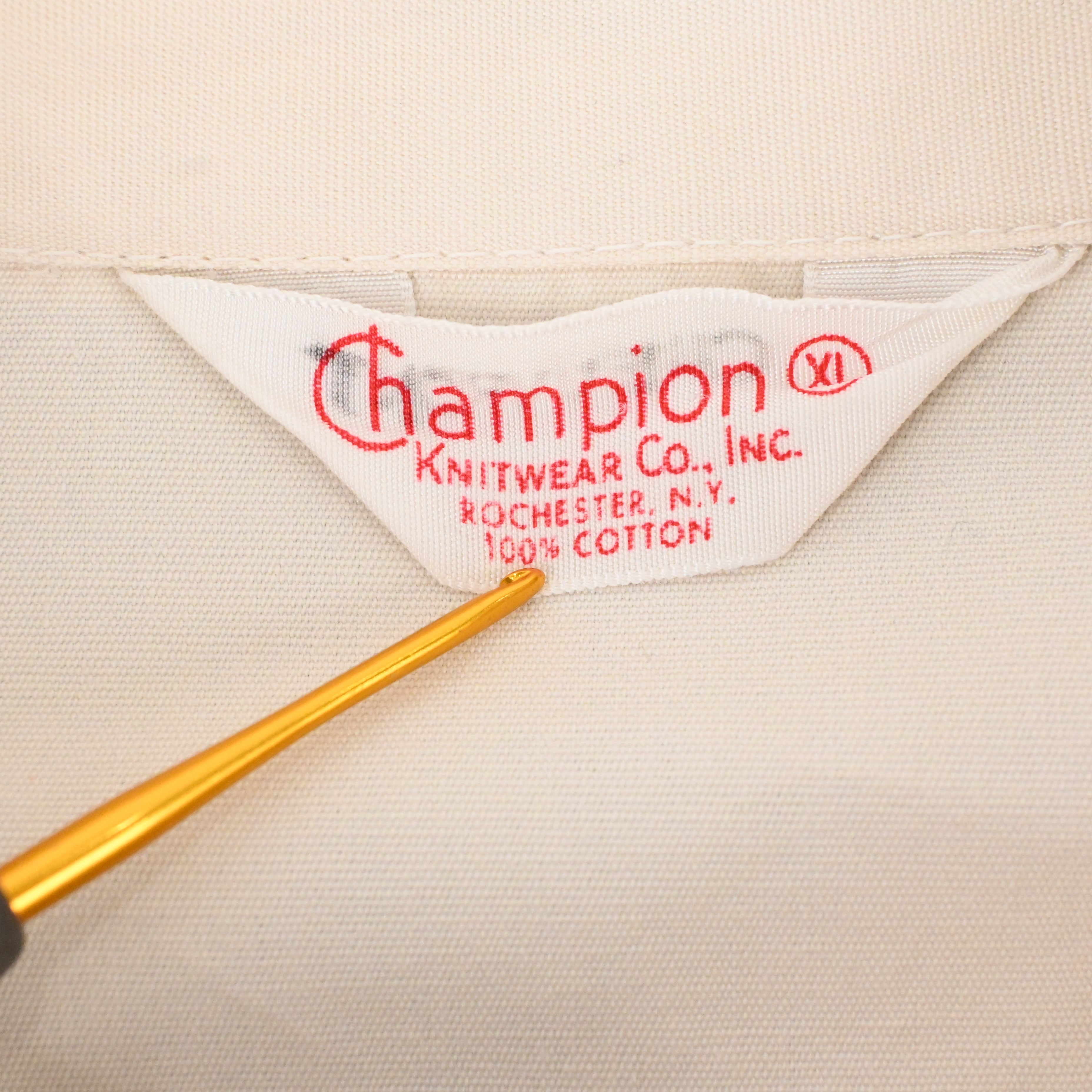 70'S CHAMPION "UNION COLLEGE" COTTON VIRSITY JACKET SIZE XL
