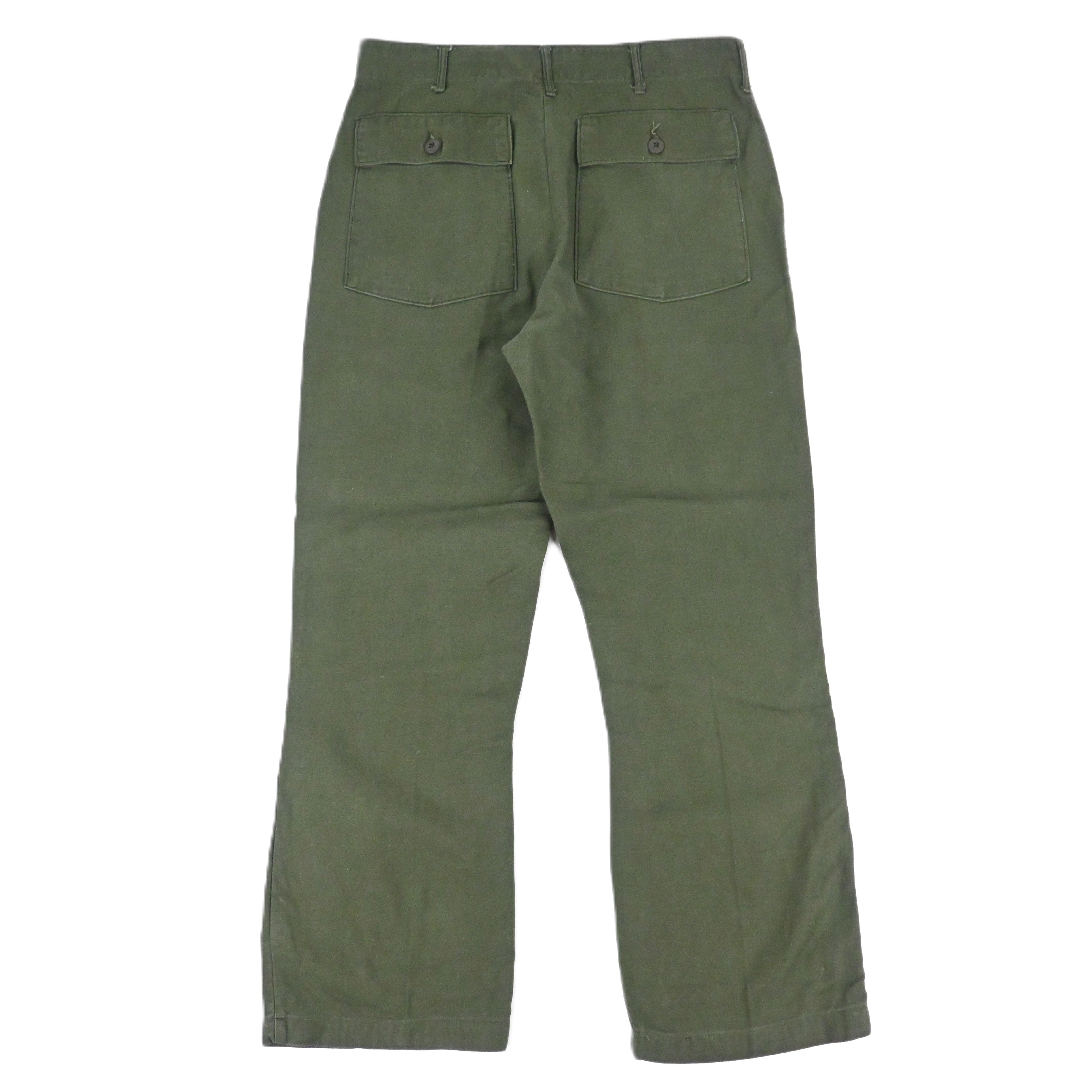 '70 SATEEN FATIGUE PANTS W35 L31