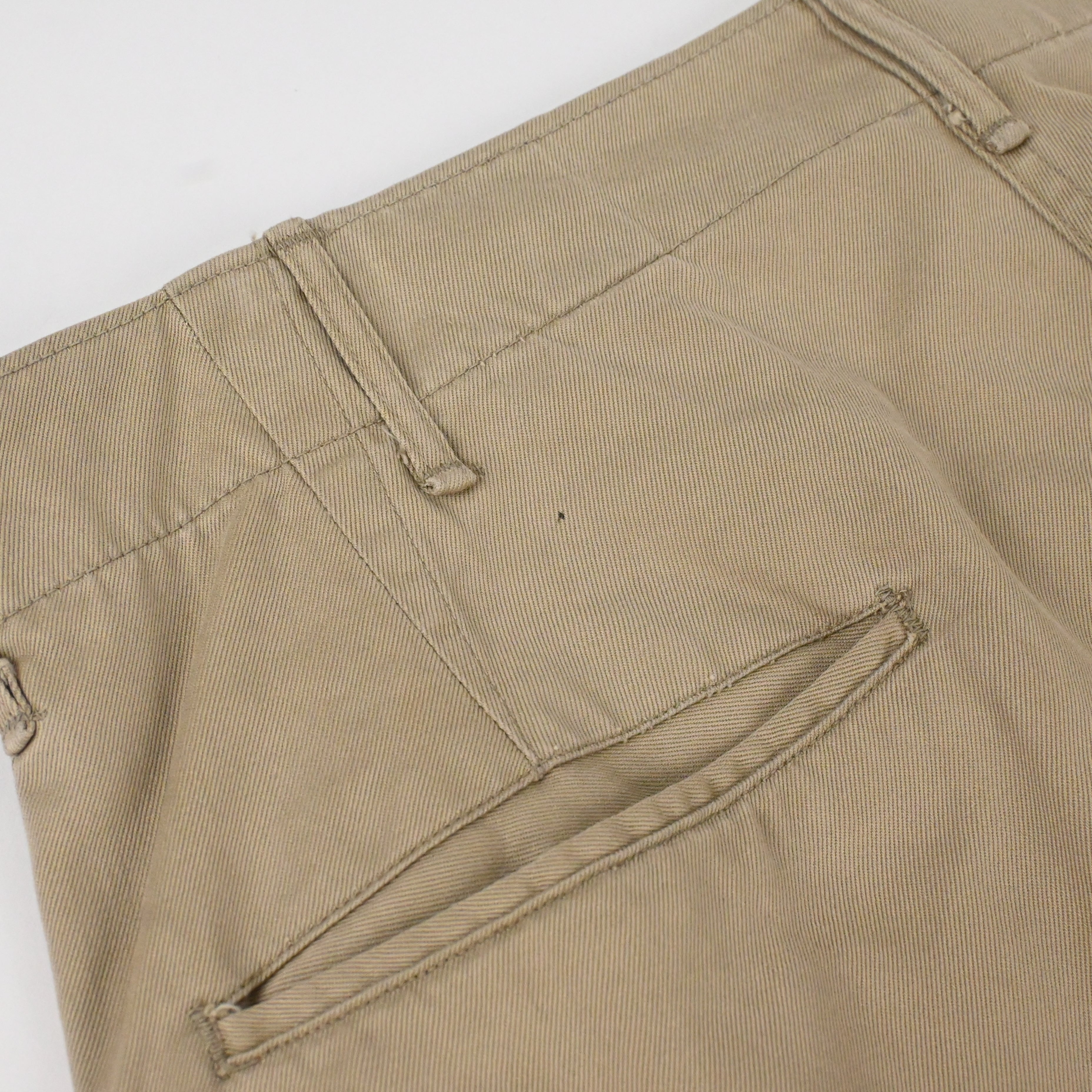 40's US ARMY 45KHAKI CHINO TROUSERS W33 L34
