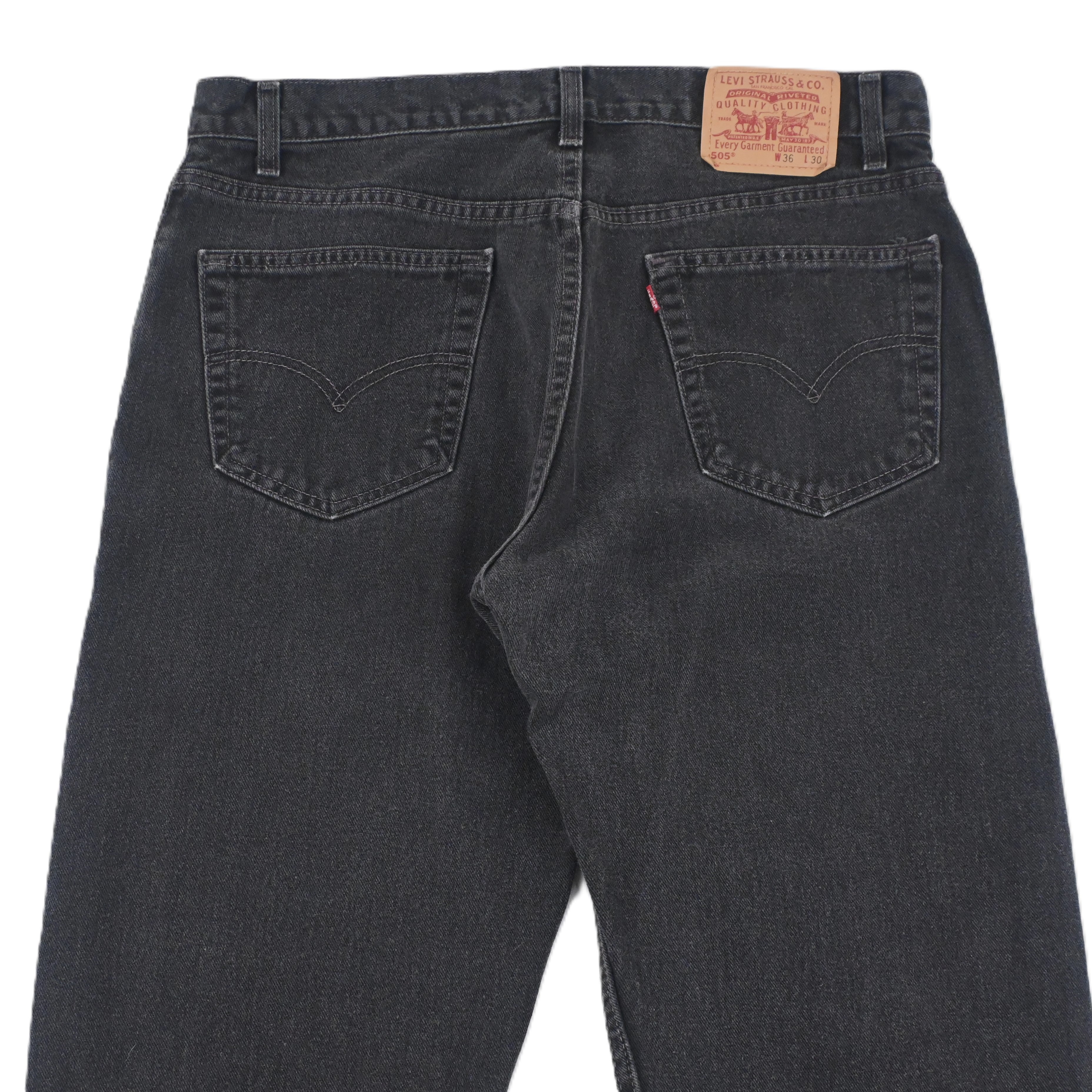 '02 Levi's 505-0260 Black Size W35 L30