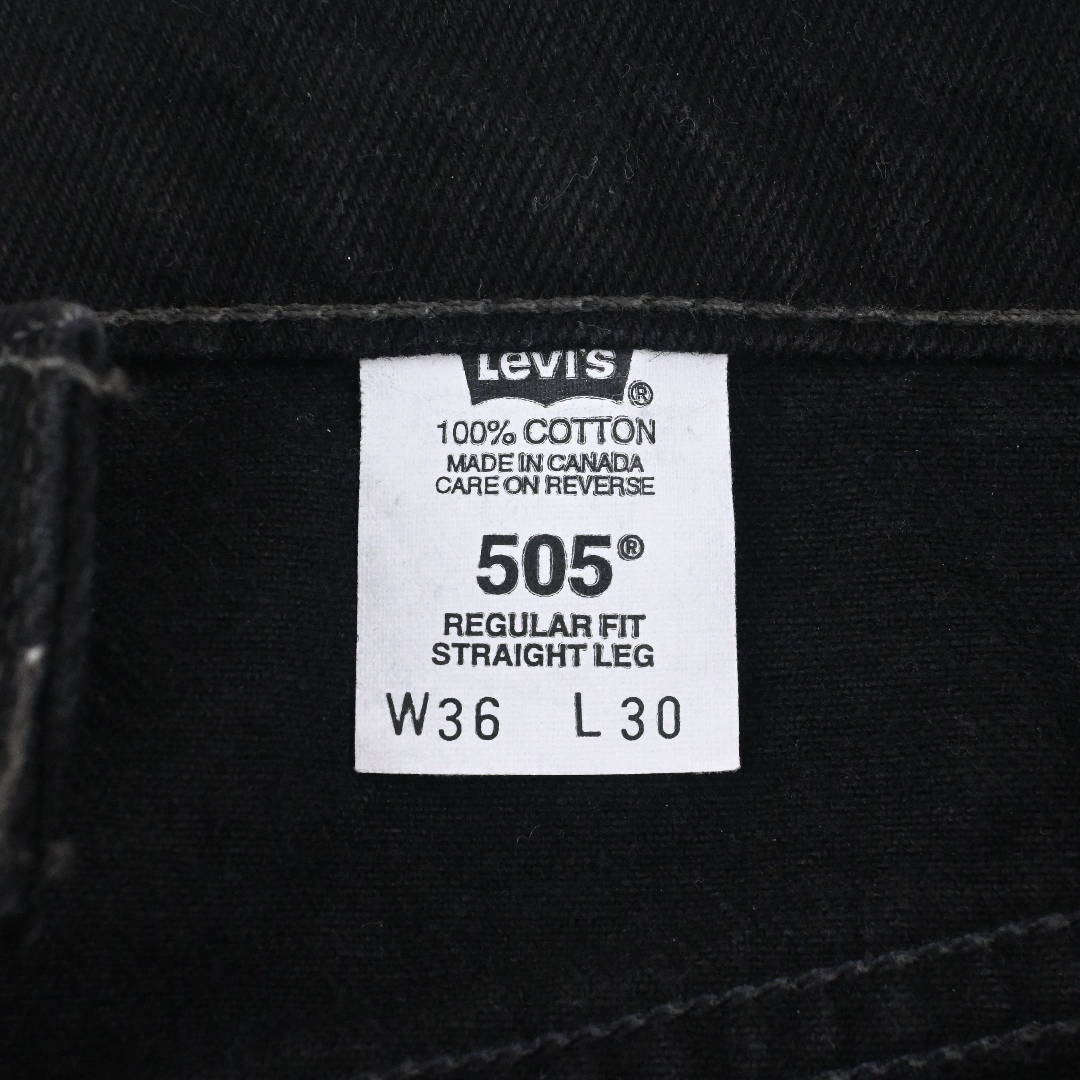 90’s~ Levi's 505 Black Size W36 L30