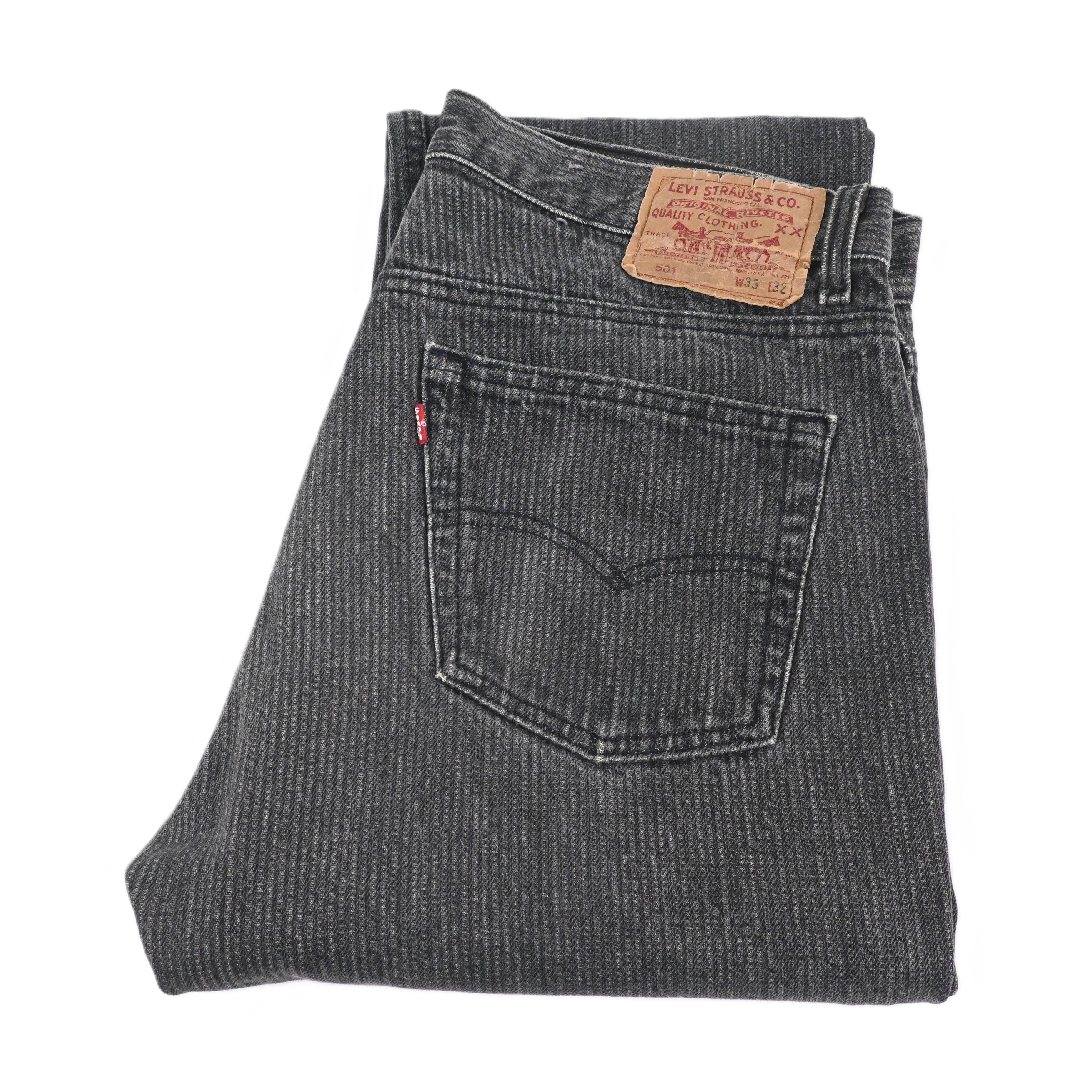 ’90 Levi's 501-0119 Black Stripe Size W33L32
