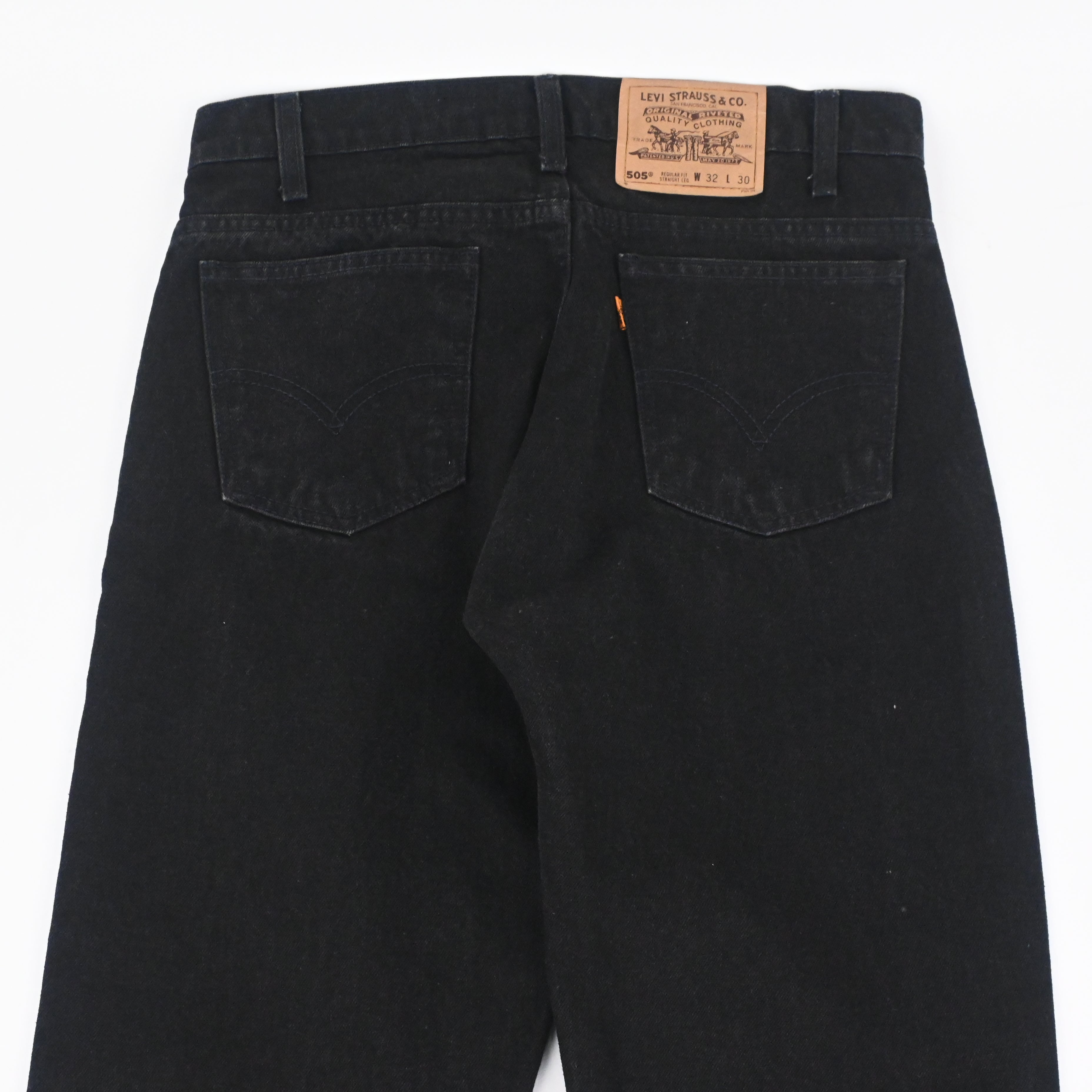 90's~ Levi's 505 Black Size W32L30