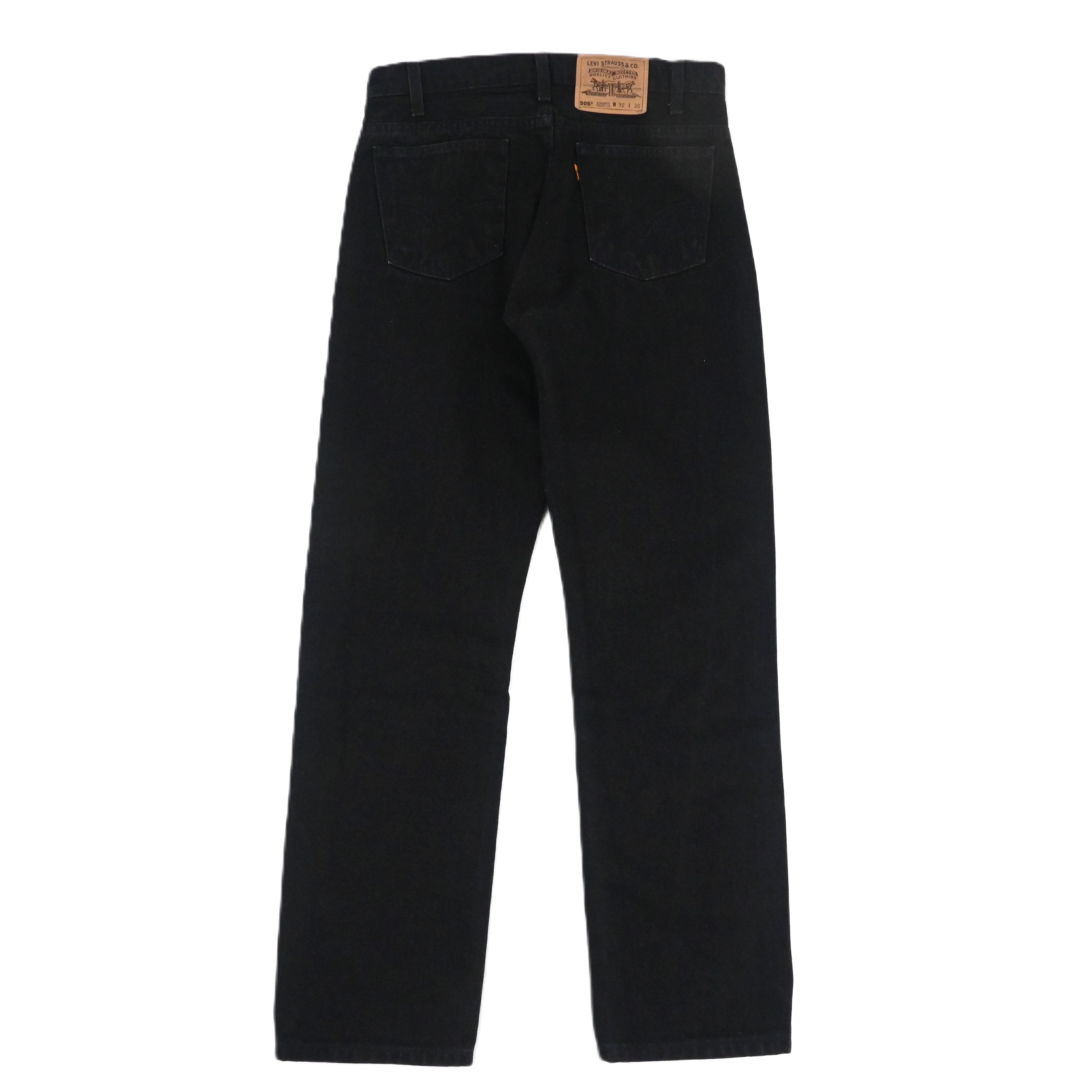 90's~ Levi's 505 Black Size W32L30