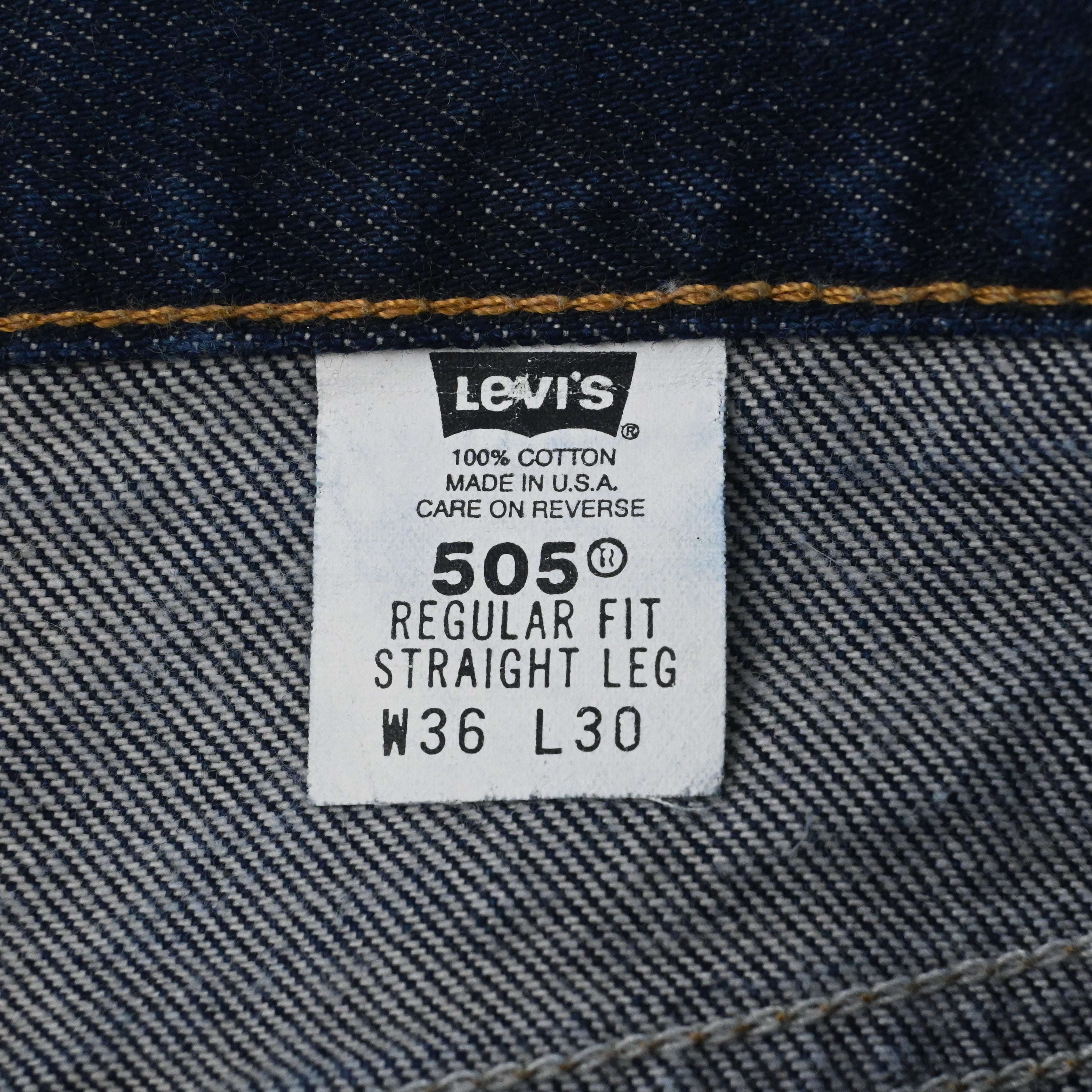 '02 Levi's 505-0216 Size W36 L30