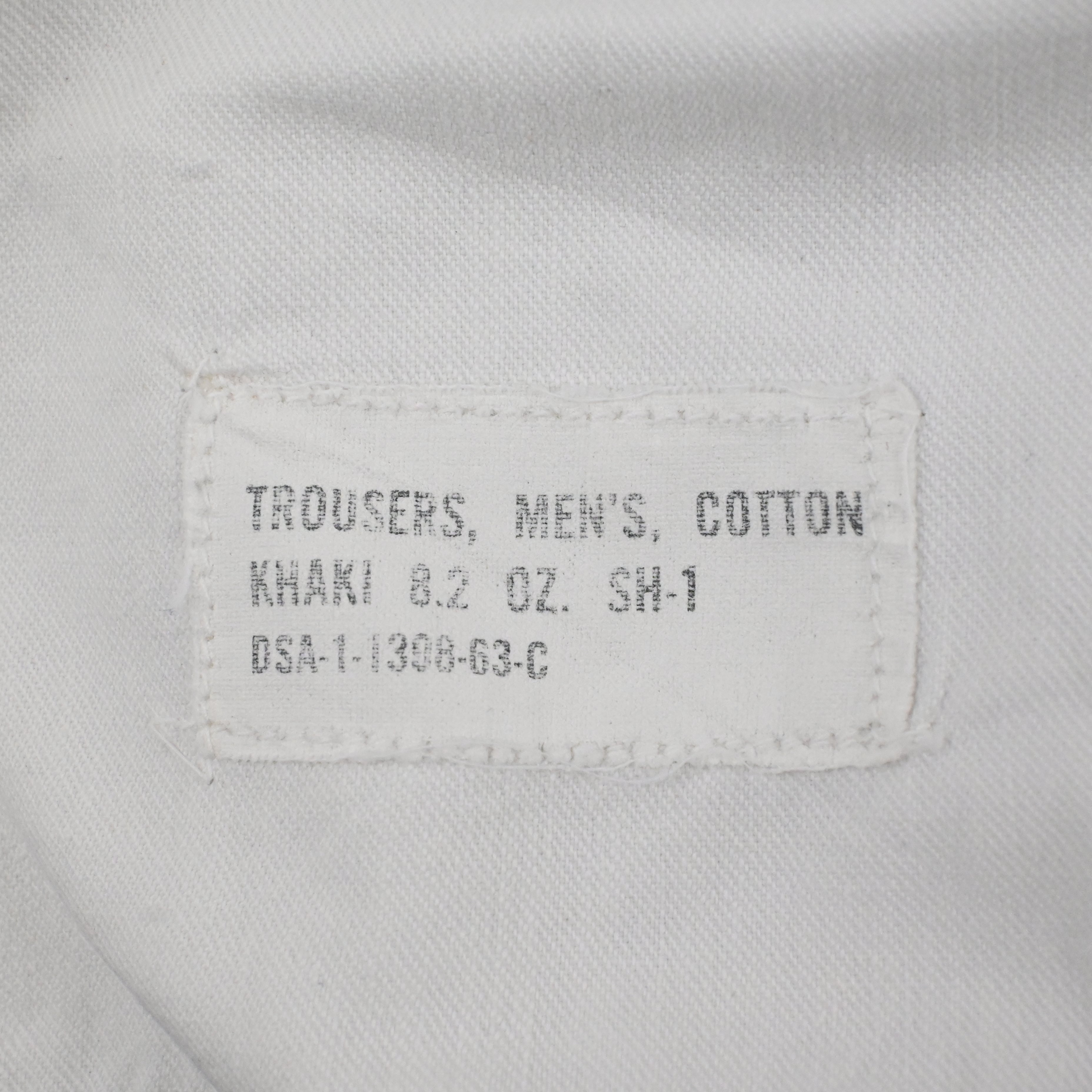'63 US ARMY CHINO TROUSERS 33×30
