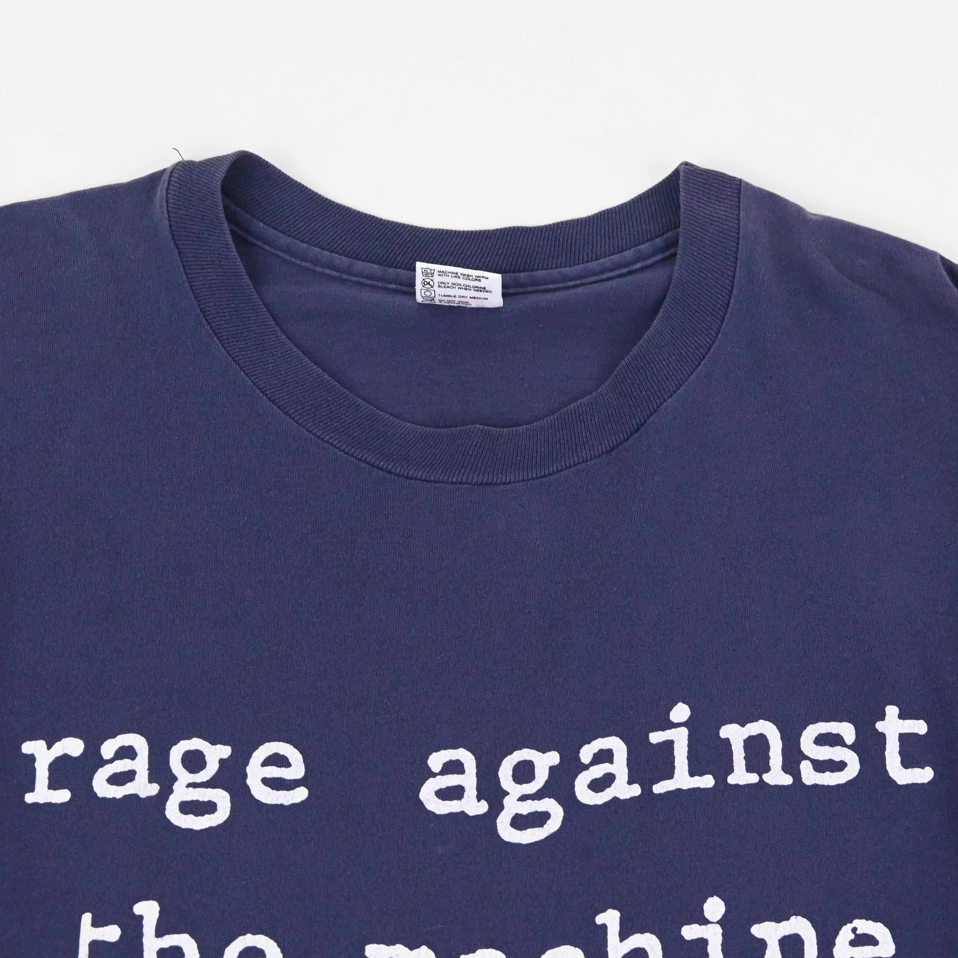 90's RAGE AGAINST THE MACHINE L/S T-SHIRT SIZE XL