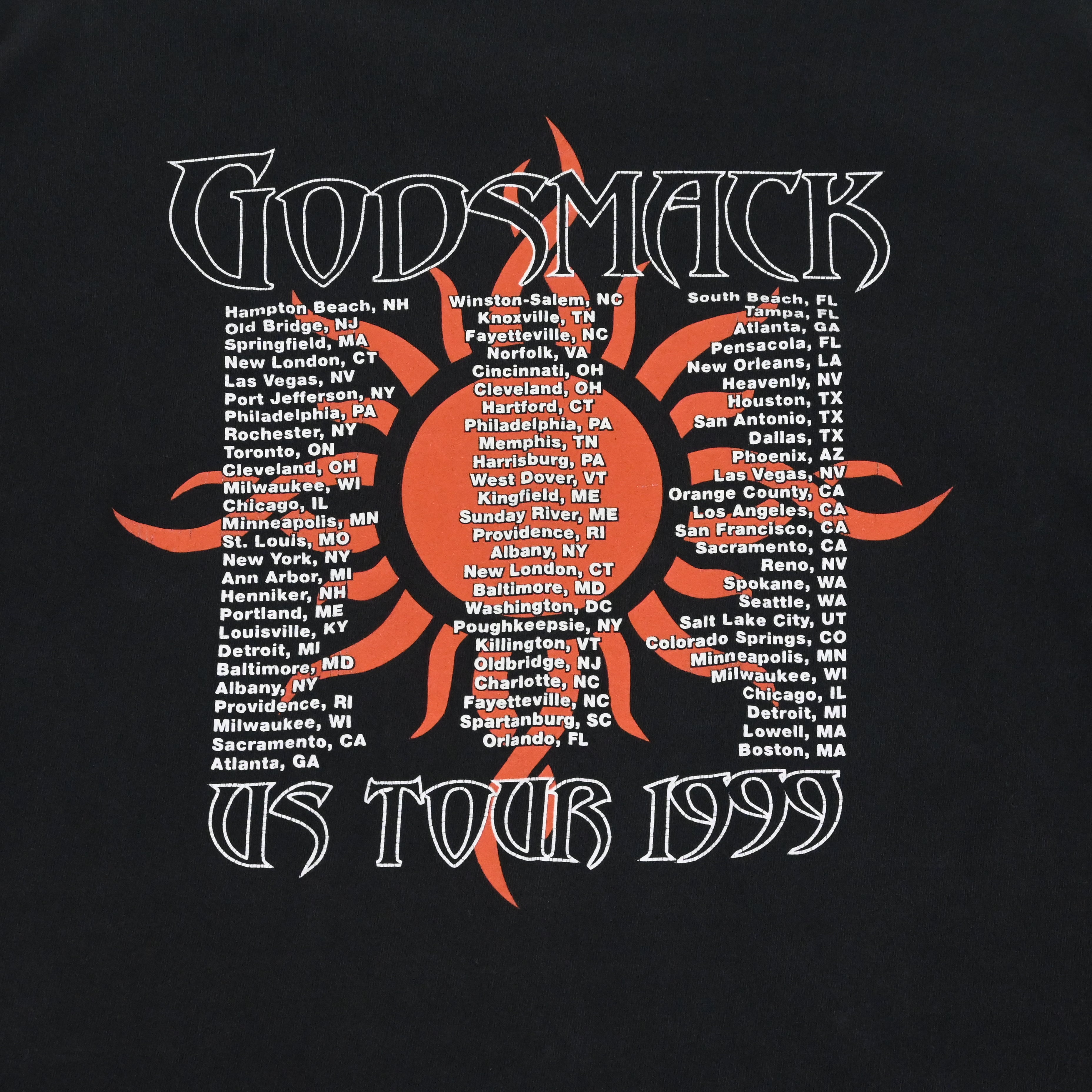 99© GODSMACK US TOUR L/S T-SHIRT