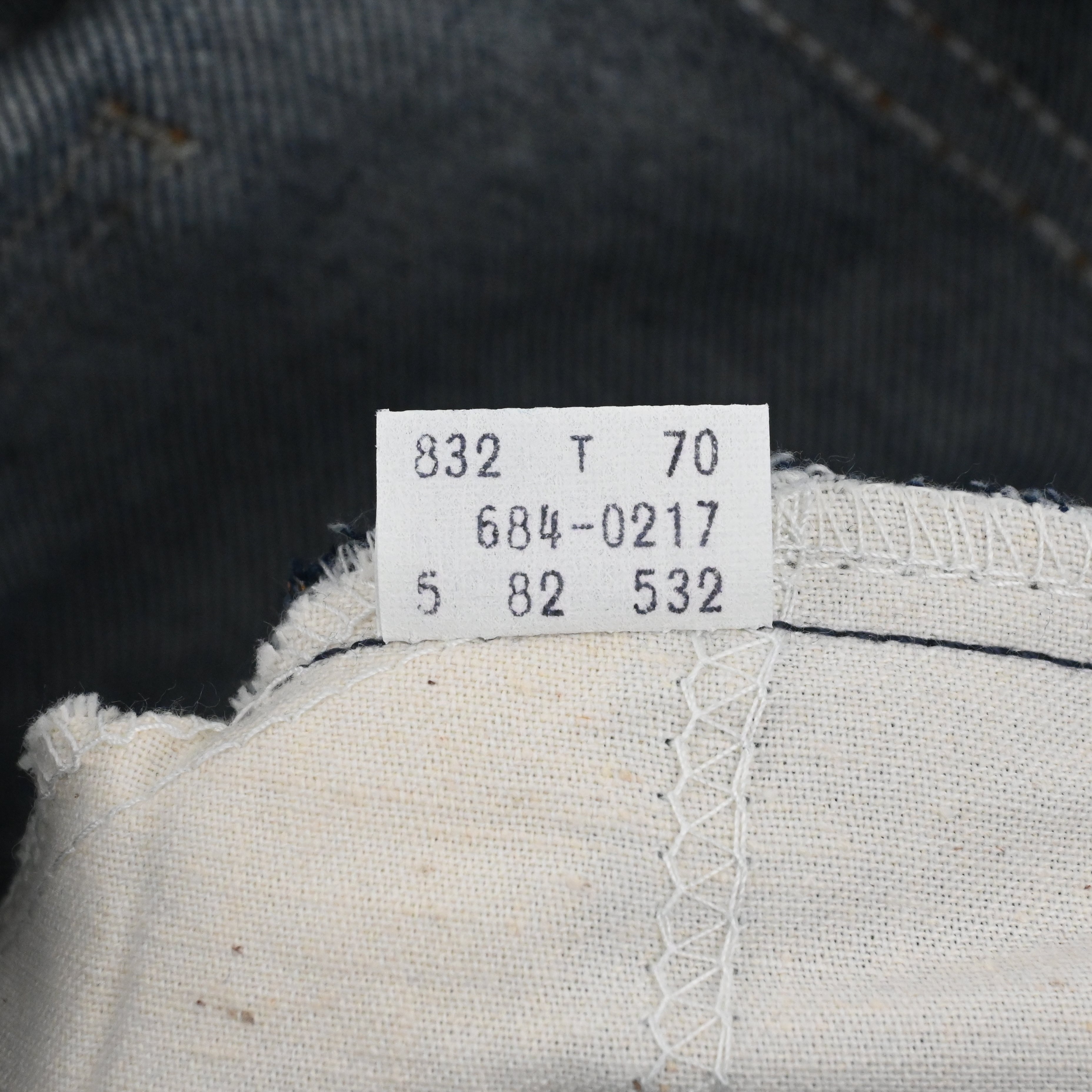 '82 LEVI'S 684-0217 SIZE W32 L29 DEAD STOCK