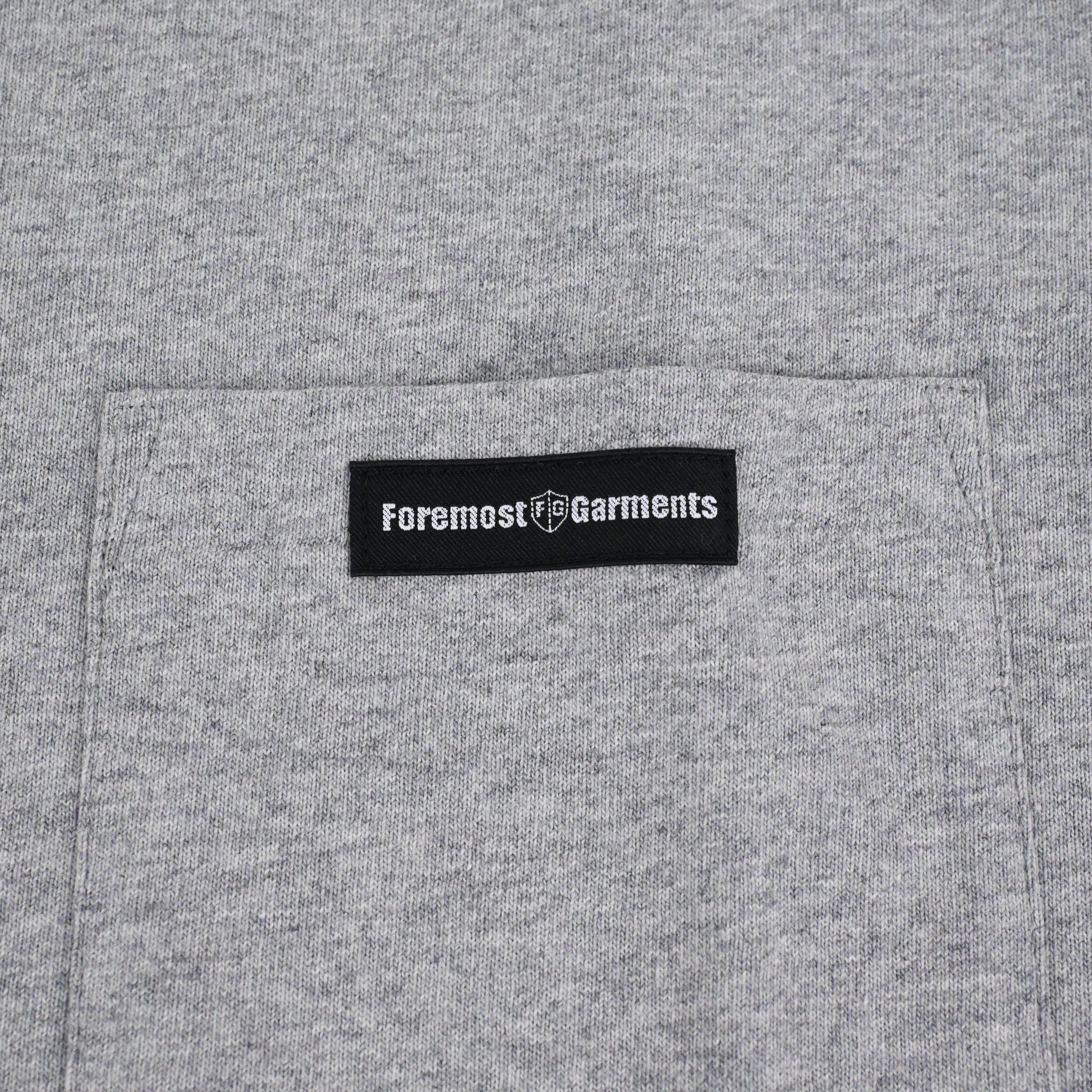 Foremost Pocketed T-Shirts Grey (M~XL)