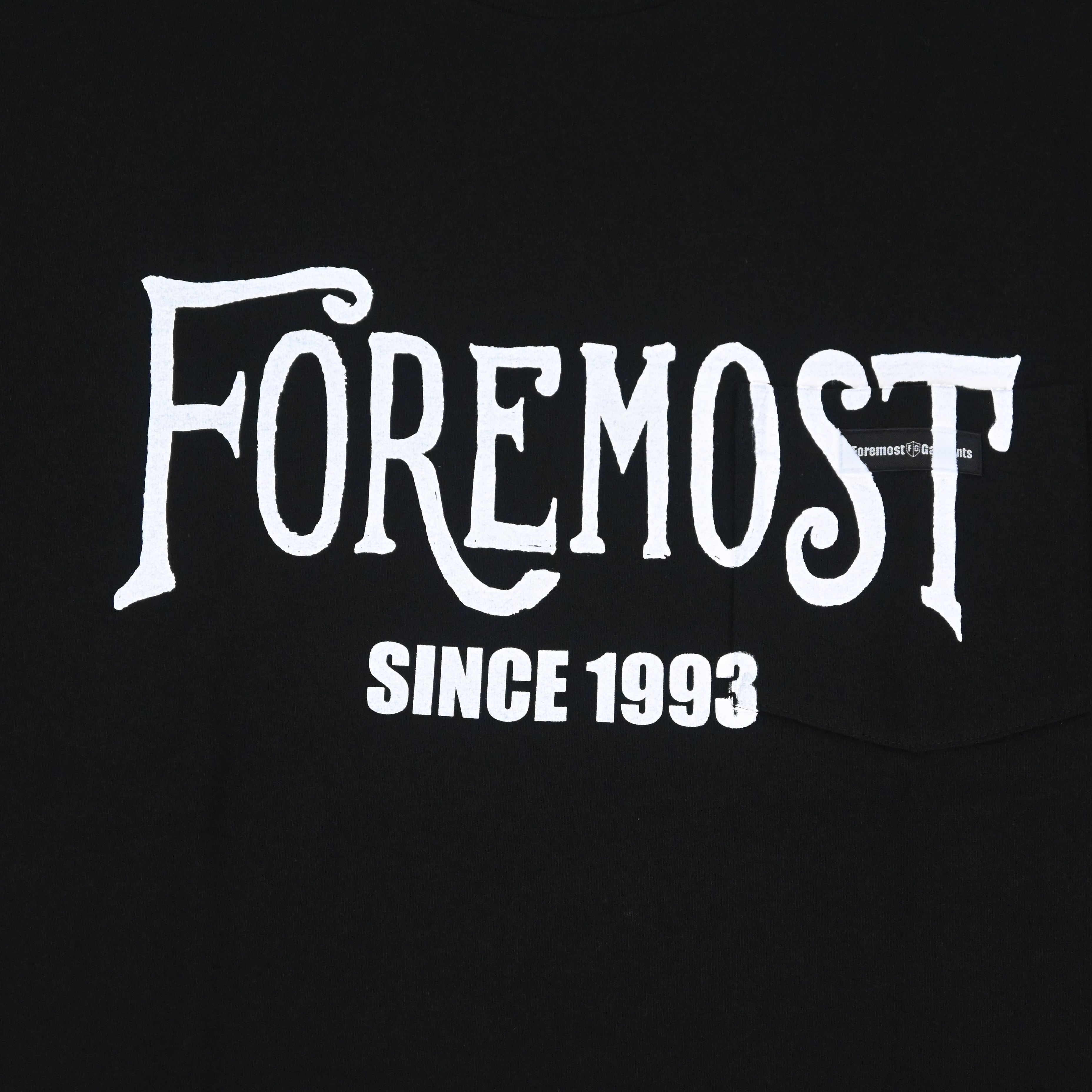 Foremost Printed T-Shirts Black (M~XL)