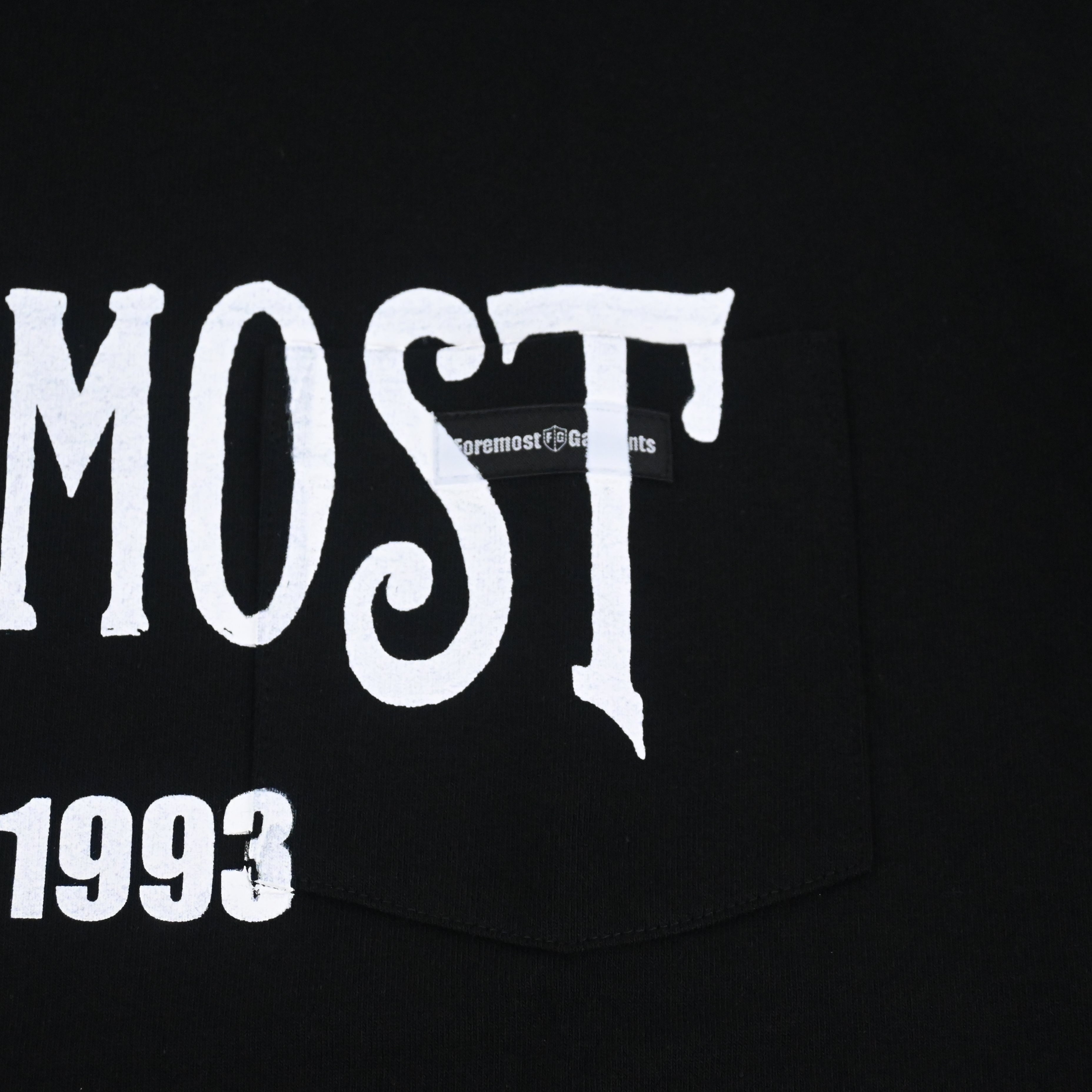 Foremost Printed T-Shirts Black (M~XL)