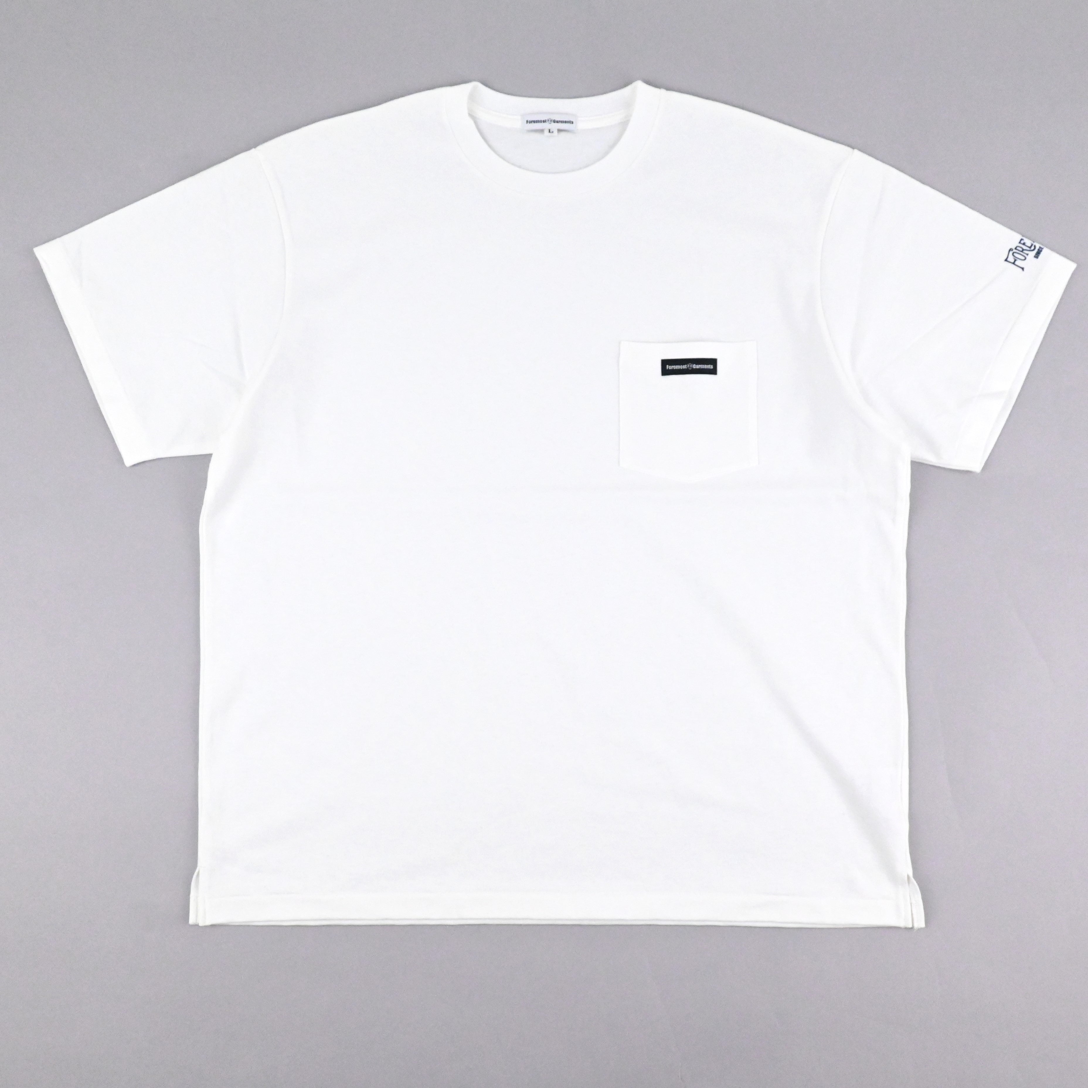 Foremost Pocketed T-Shirts White (M~XL)