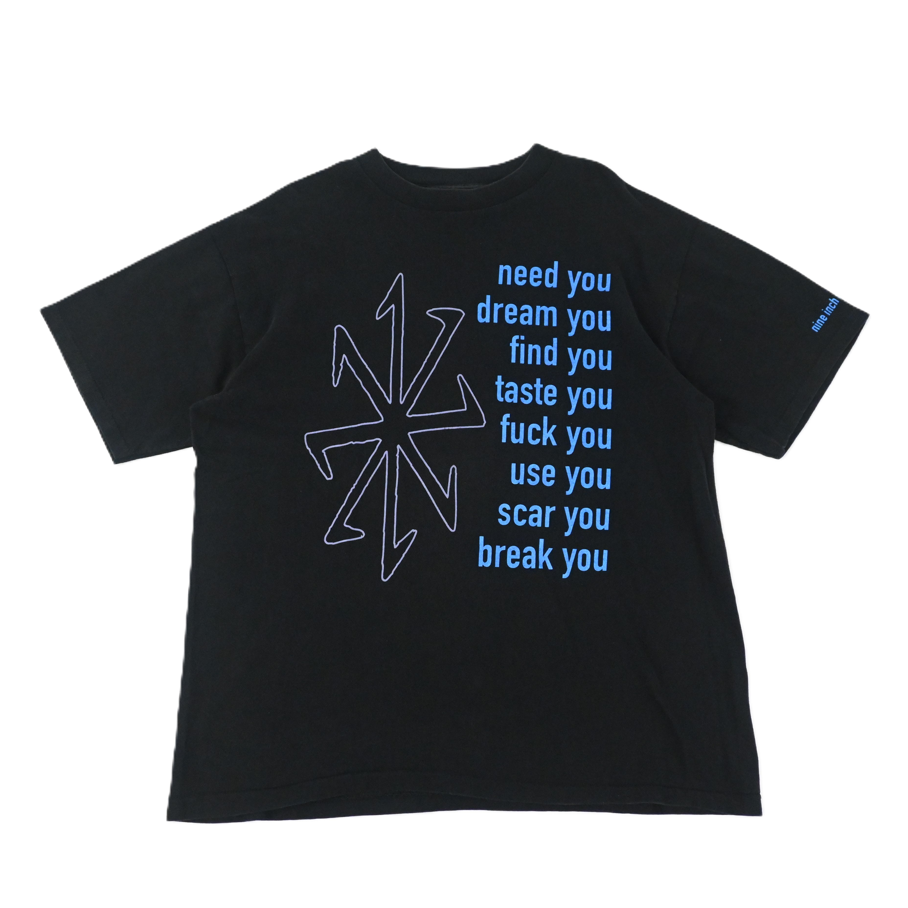 97© Nine Inch Nails ”ERASER” T-SHIRT SIZE XL
