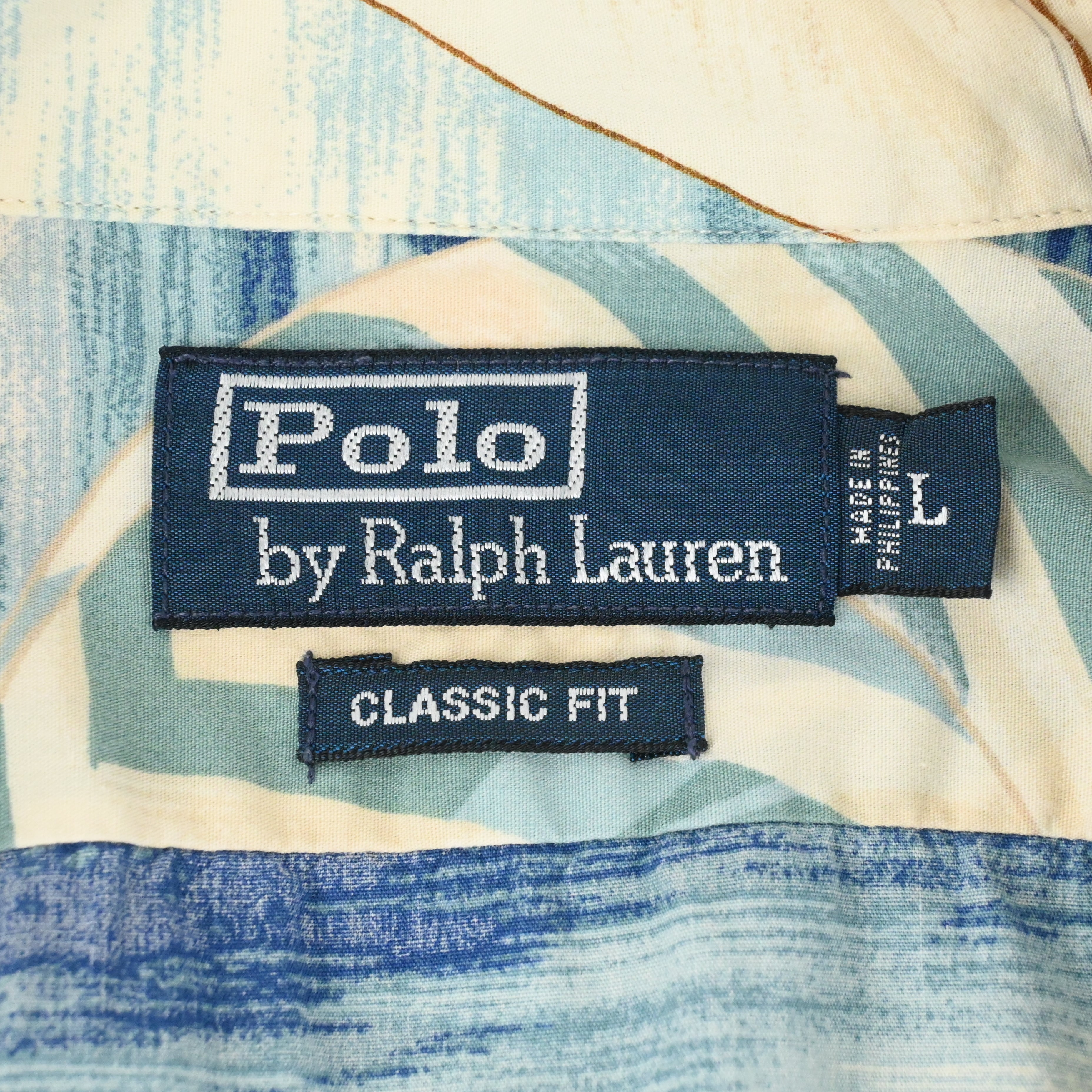 POLO RALPH LAUREN CLASSIC FIT Hawaiian shirt SIZE L