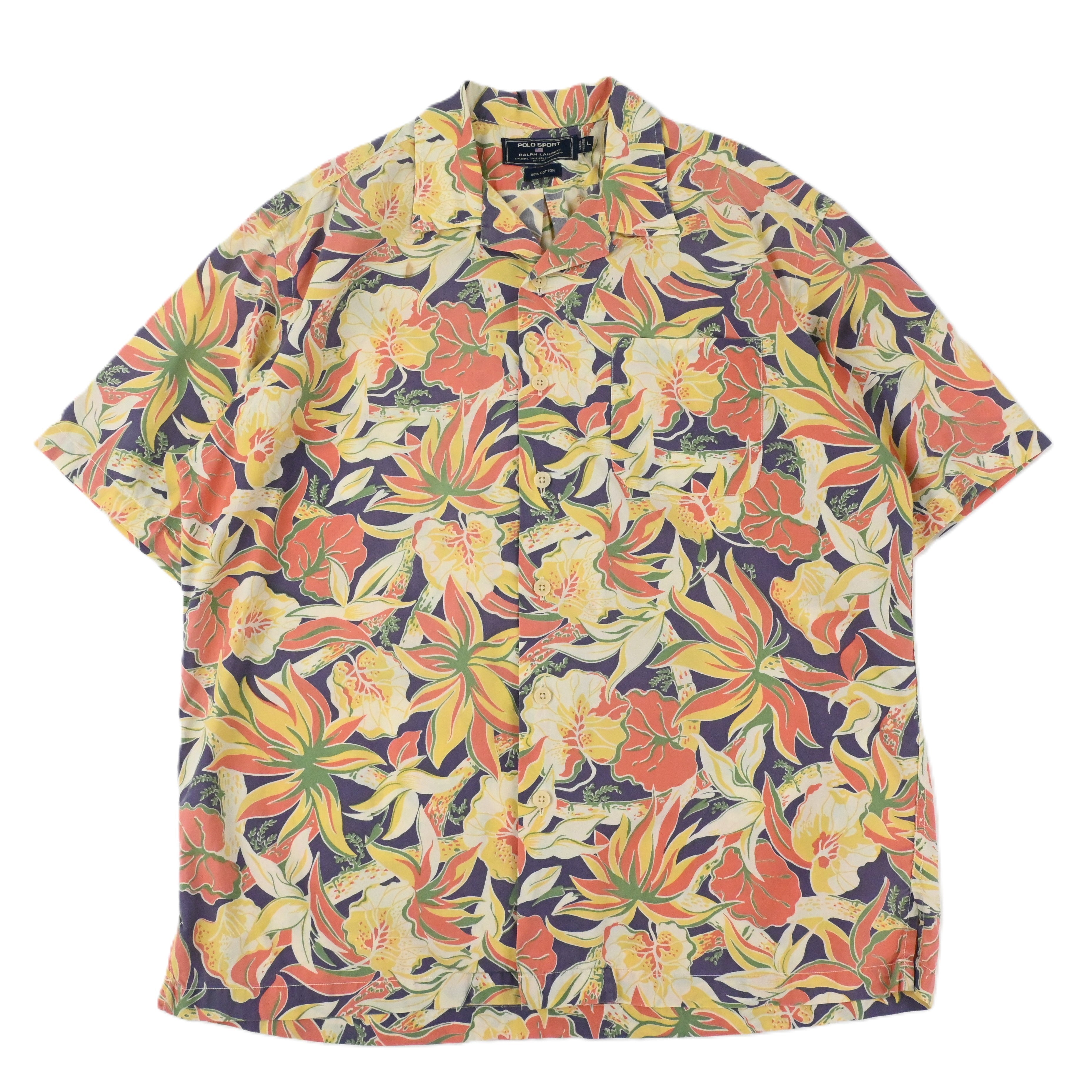 POLO SPORT Hawaiian shirt SIZE L