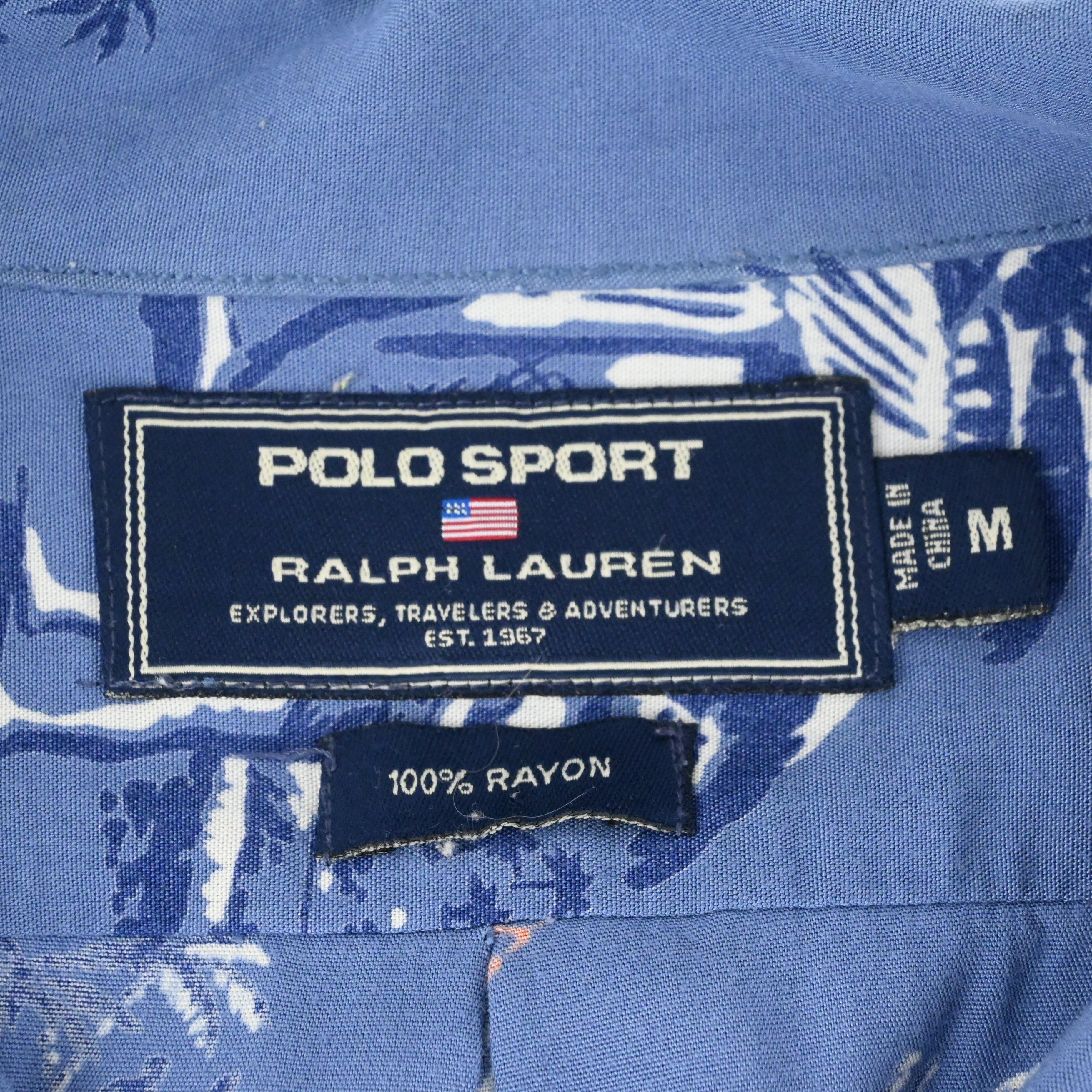 POLO SPORT Hawaiian shirt SIZE M