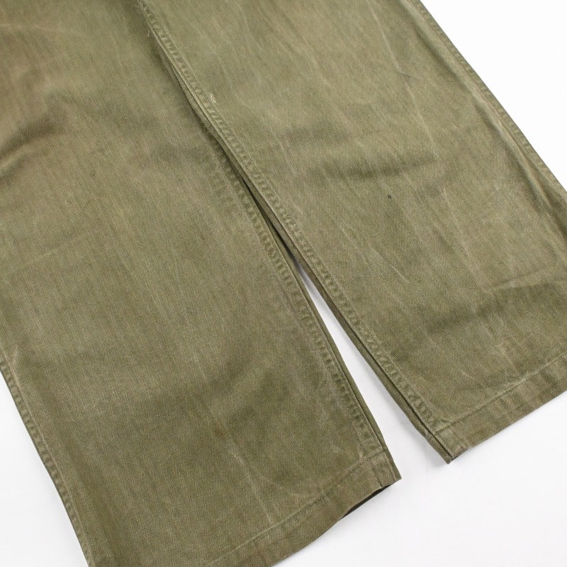 40's US ARMY M-43 HBT TROUSERS W32 L33