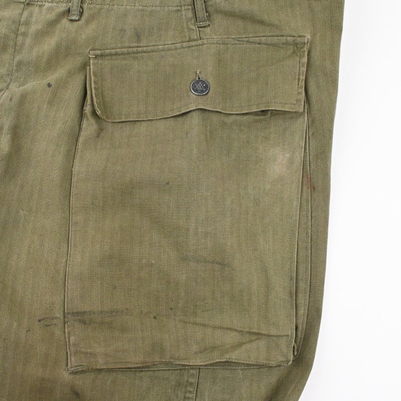 40's US ARMY M-43 HBT TROUSERS W32 L33