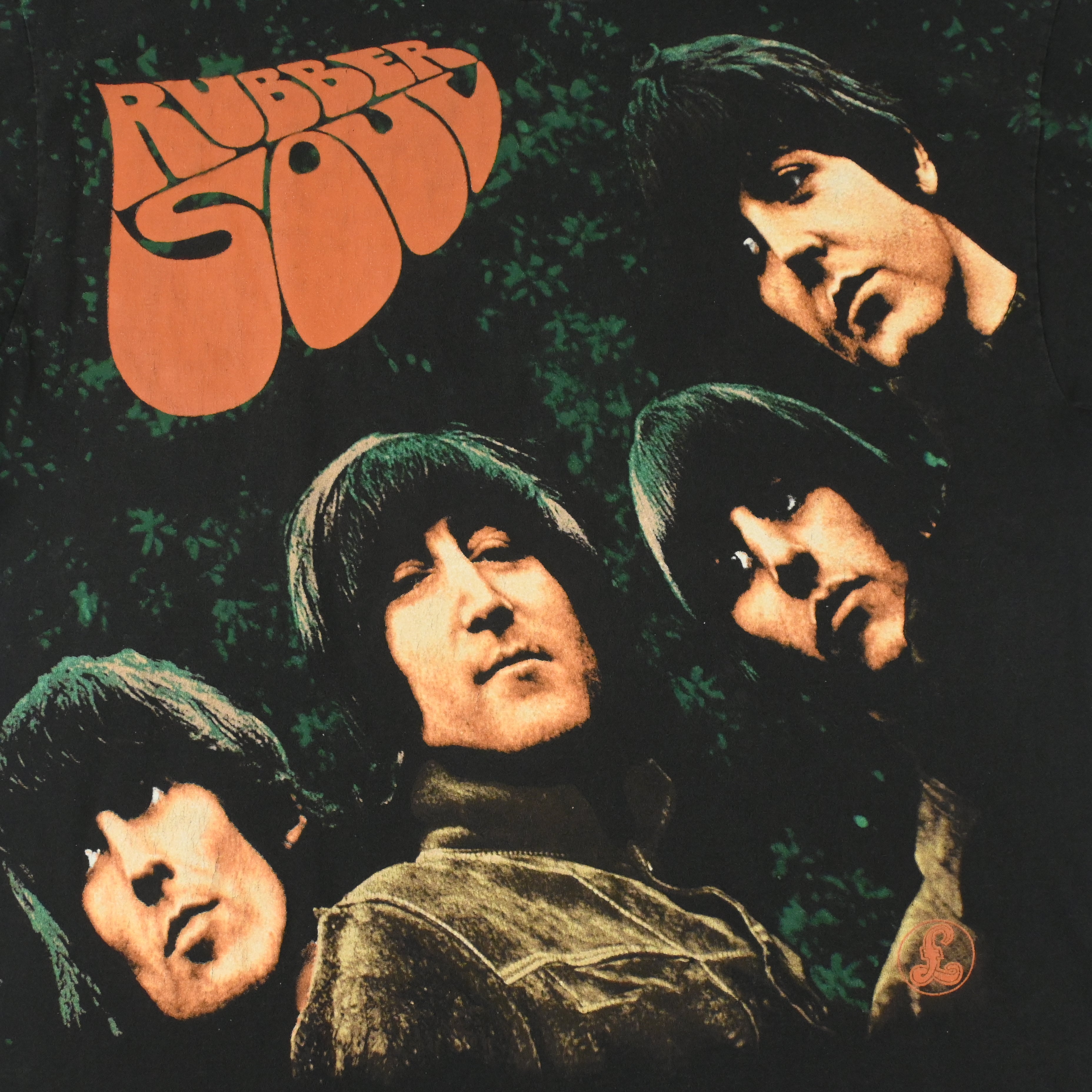 Early 90's THE BEATLES "RUBBER SOUL" AOP T-SHIRT SIZE XL