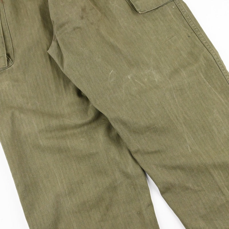 40's US ARMY M-43 HBT TROUSERS W32 L33