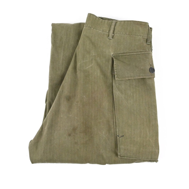 40's US ARMY M-43 HBT TROUSERS W32 L33