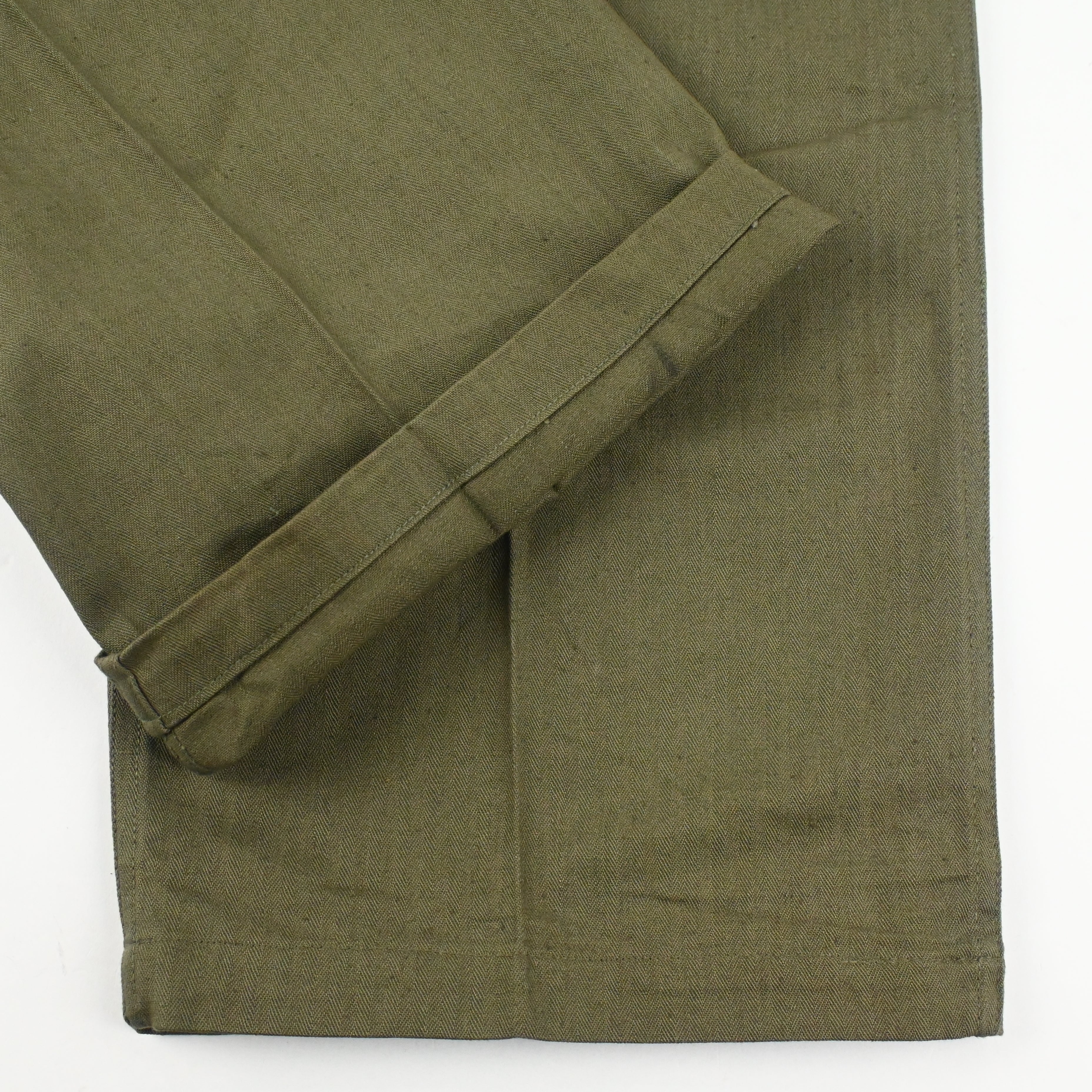 40's M-43 HBT UTILITY TROUSERS DEAD STOCK W34 L33