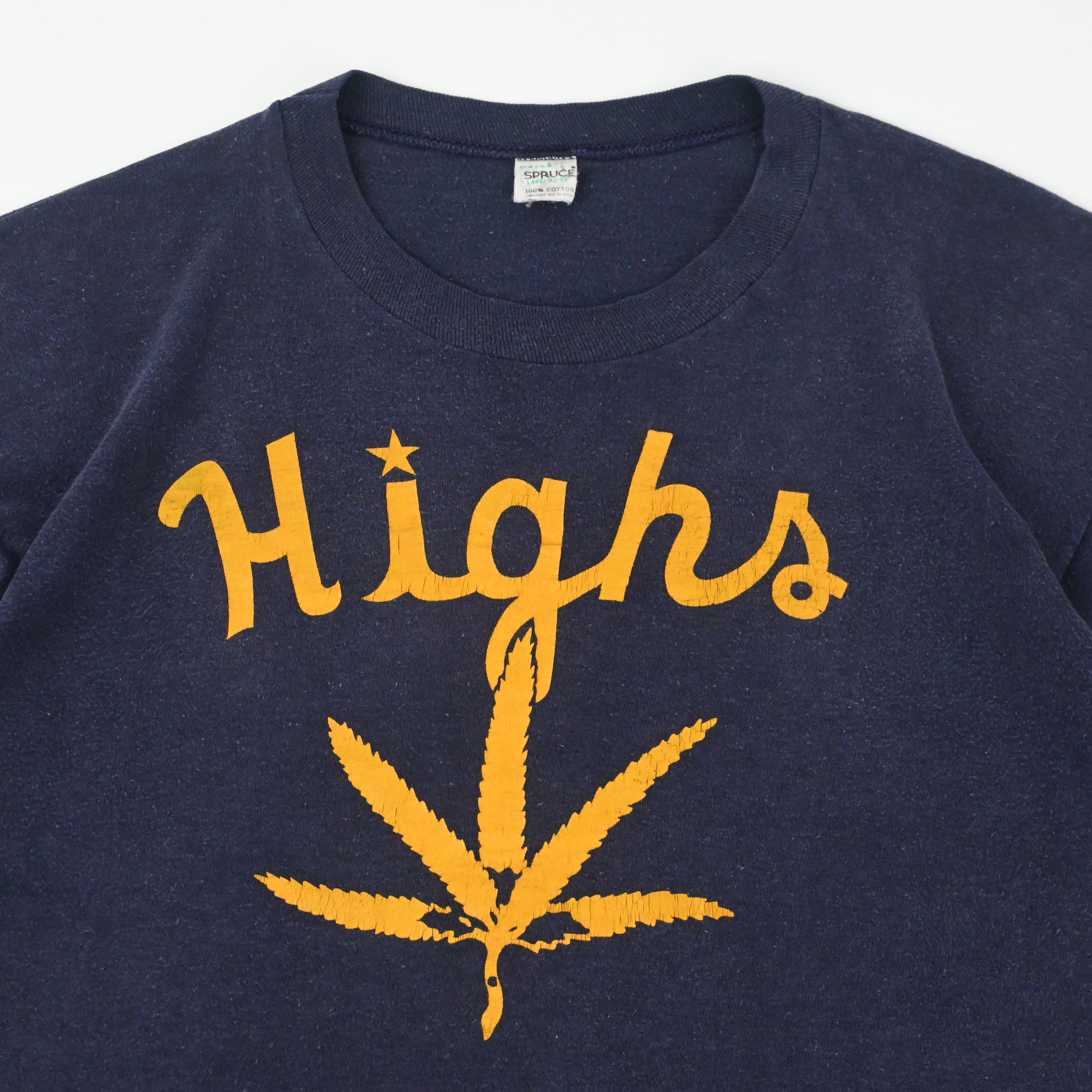 70's MAYO SPRUCE MARIJUANA T-SHIRT SIZE L