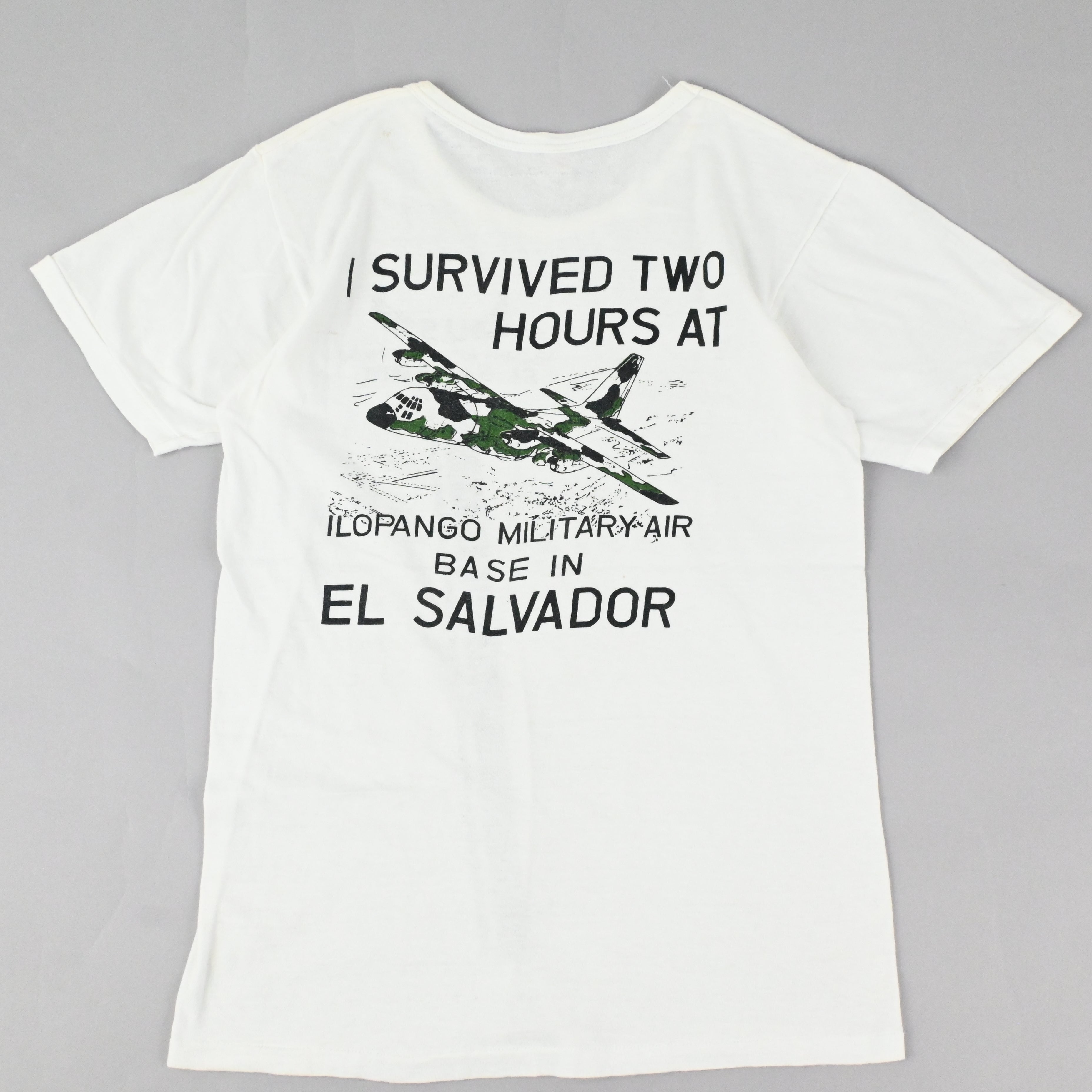 '86 U.S. MILITARY AIR LIFT COMMAND SOUVENIR T-SHIRT SIZE L