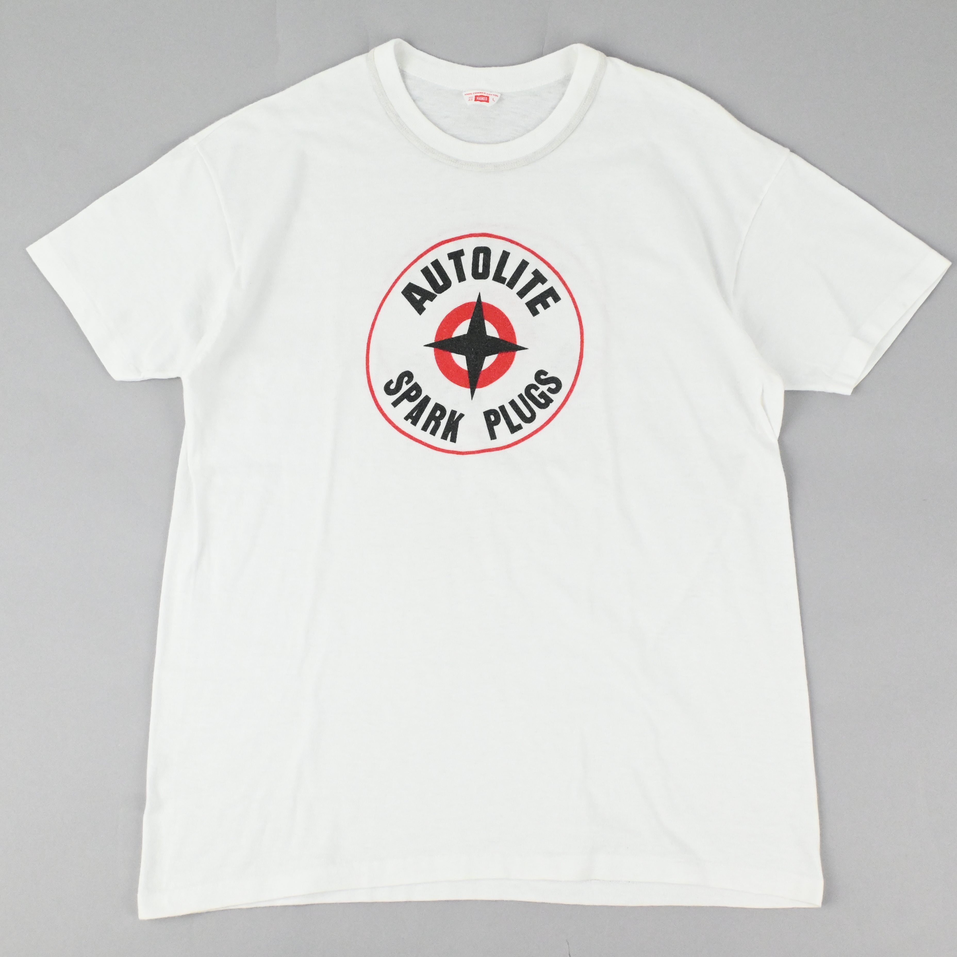 60’s AUTOLITE SPARK PLUGS T-SHIRT SIZE L NON WASH