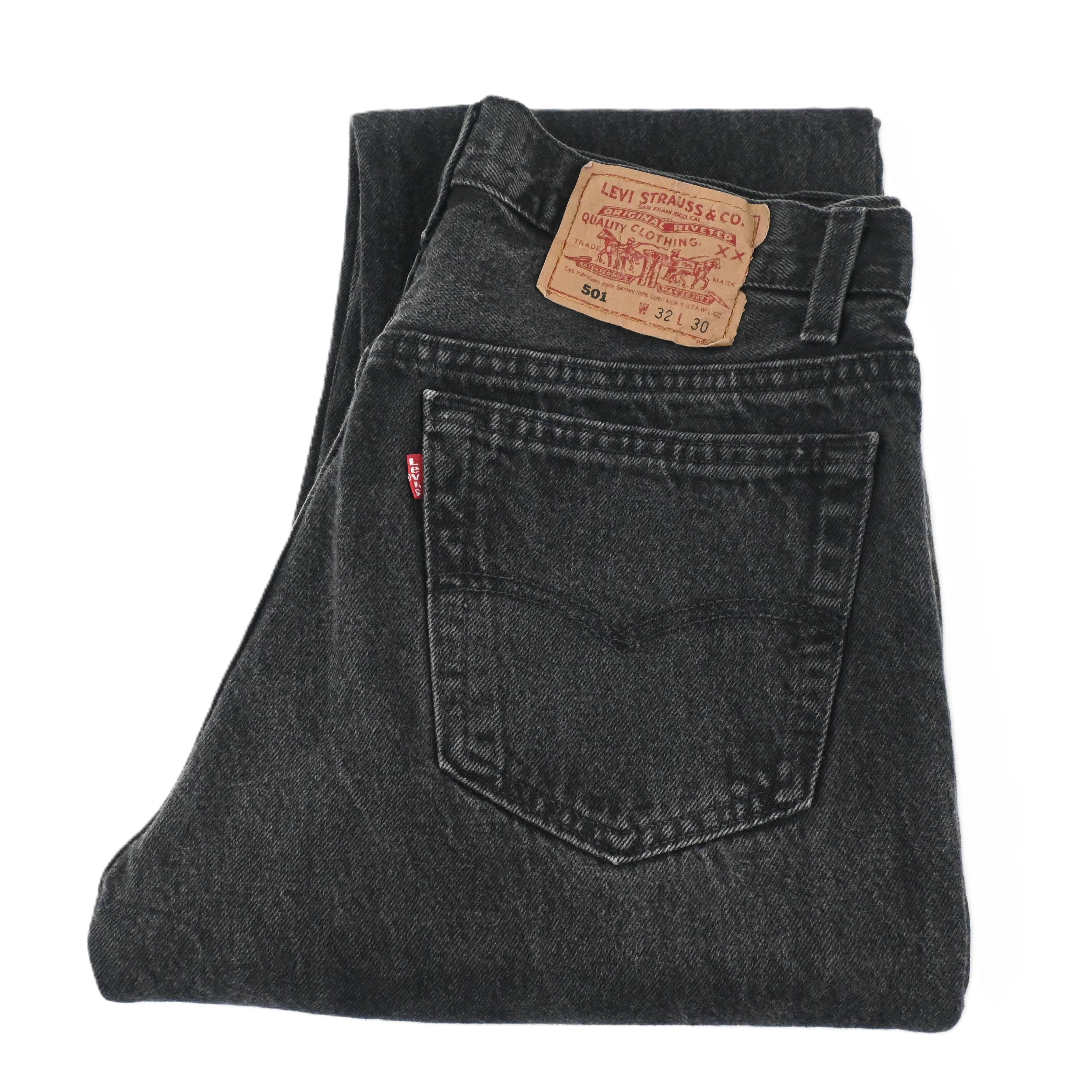 '93 LEVI'S 00501-0660 SIZE W32 L30 BLACK