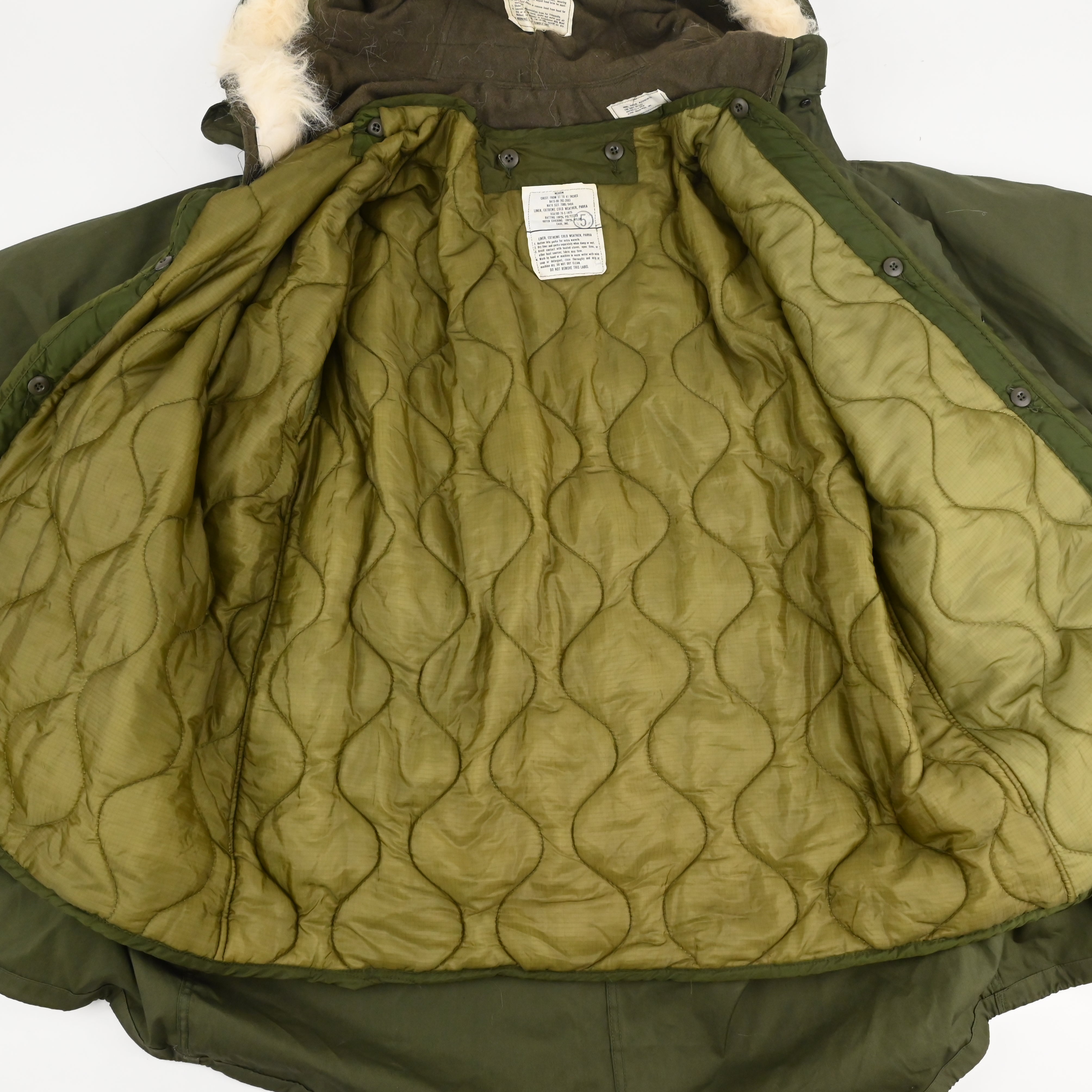 ’82 M-65 FIELD PARKA FULL SET DEAD STOCK SIZE M ①