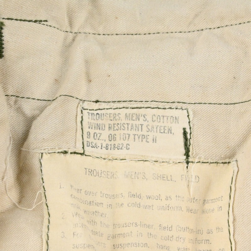 62'y M-51 FIELD TROUSER SIZE X-SMALL-REGULAR