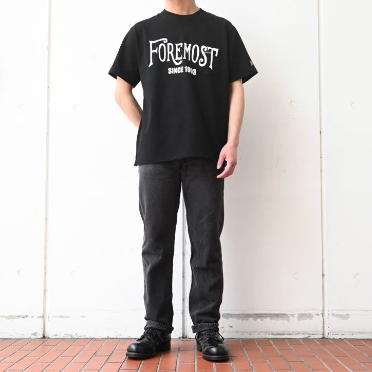 Foremost Printed T-Shirts Black (M~XL)