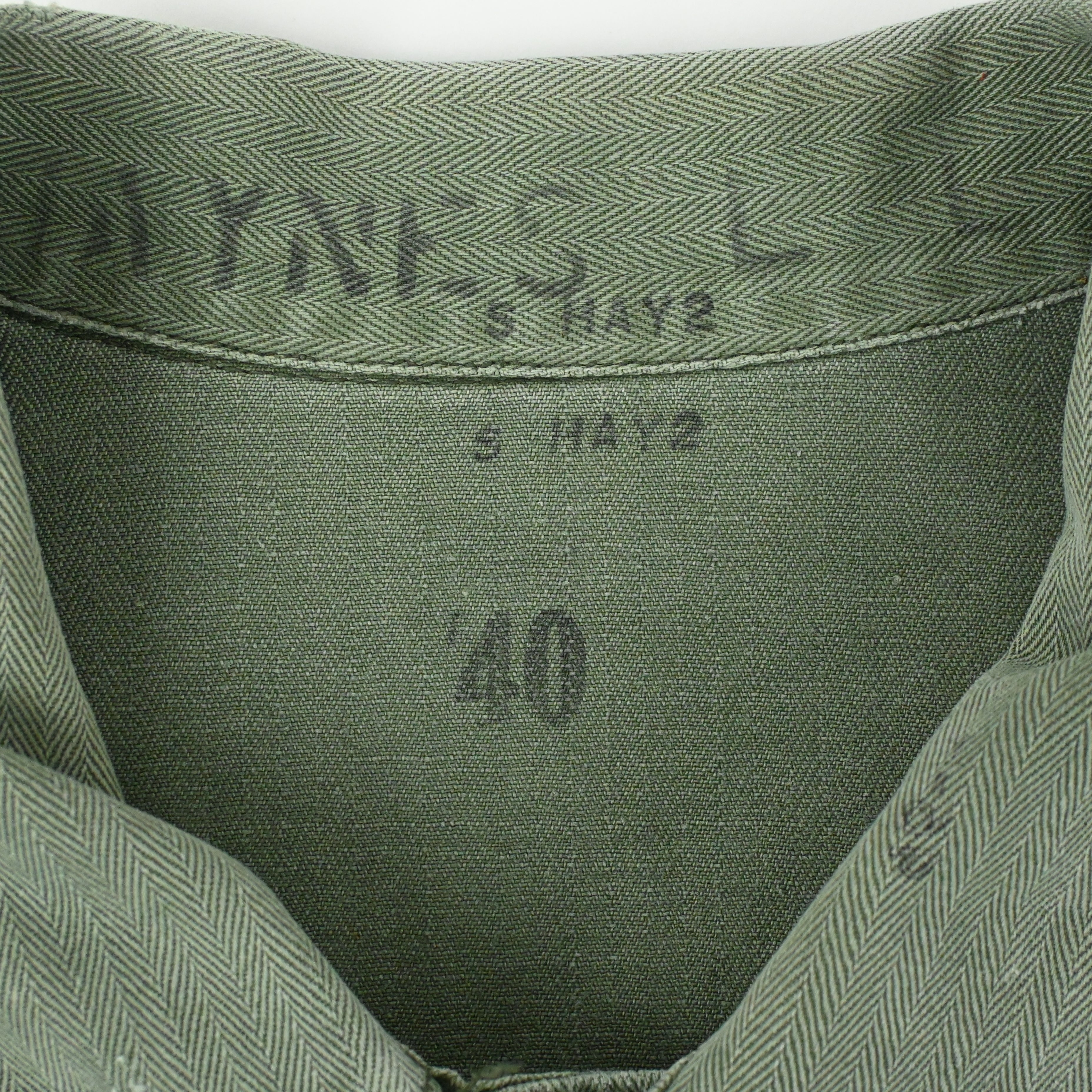 50's USMC P-53 HBT UTILITY JACKET HBT SIZE 40