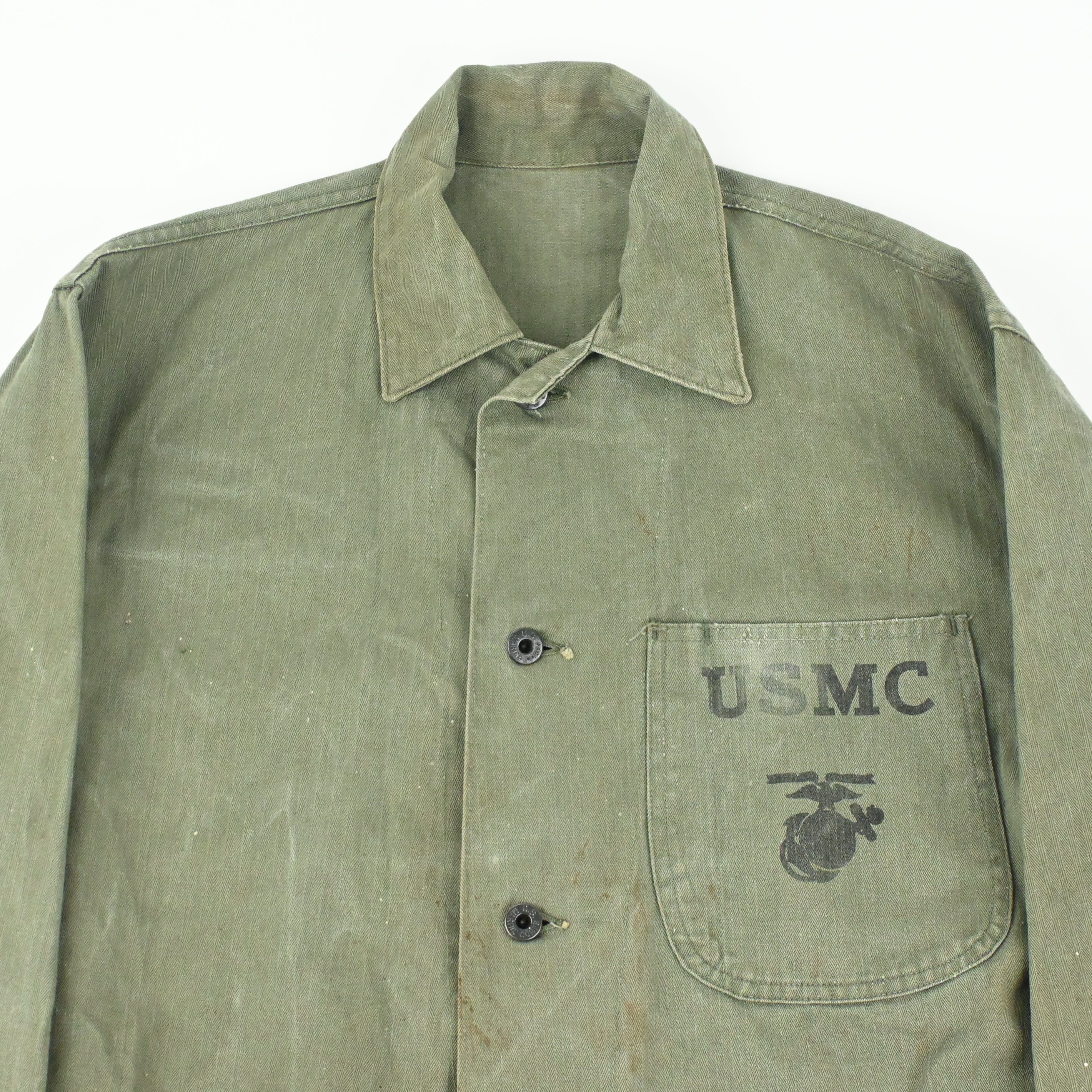 40's USMC P-47 UTILITY JACKET HBT SIZE 38