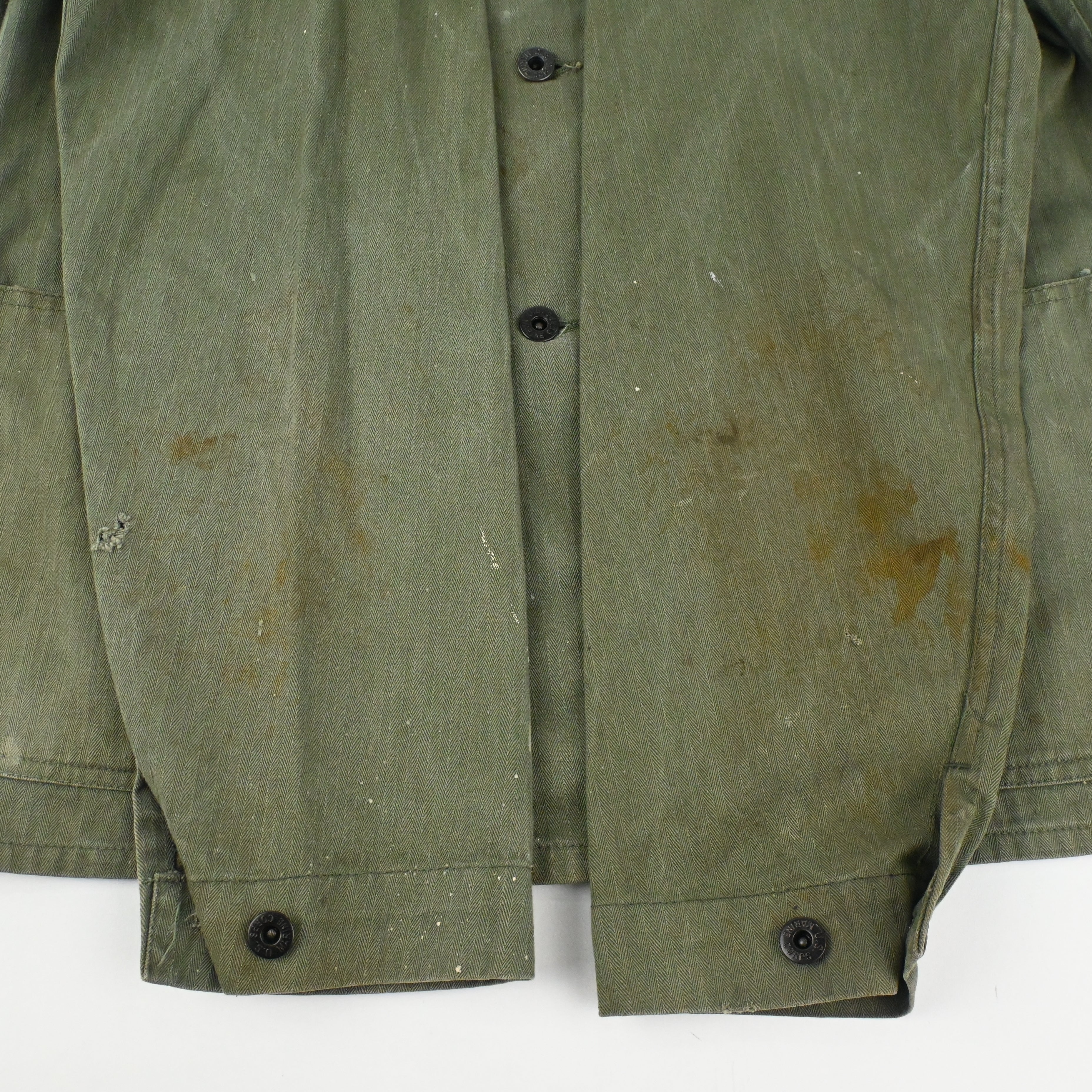 40's USMC P-47 UTILITY JACKET HBT SIZE 38
