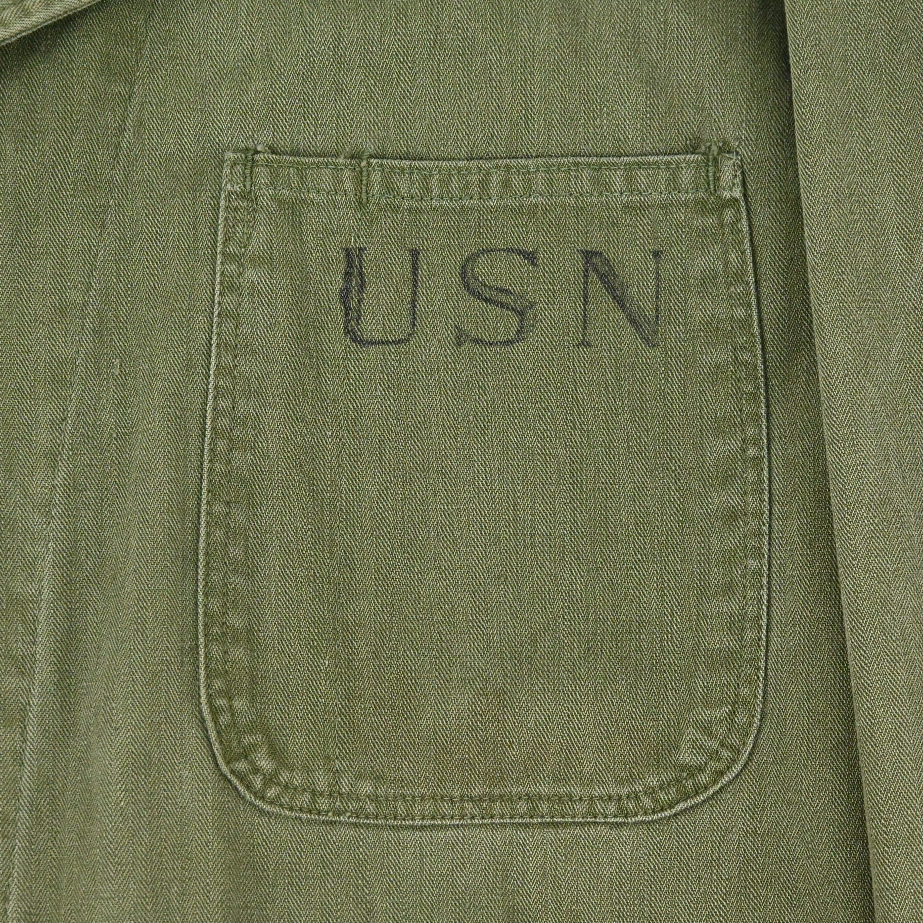 40's US NAVY N-3 UTILITY JACKET HBT SIZE 40