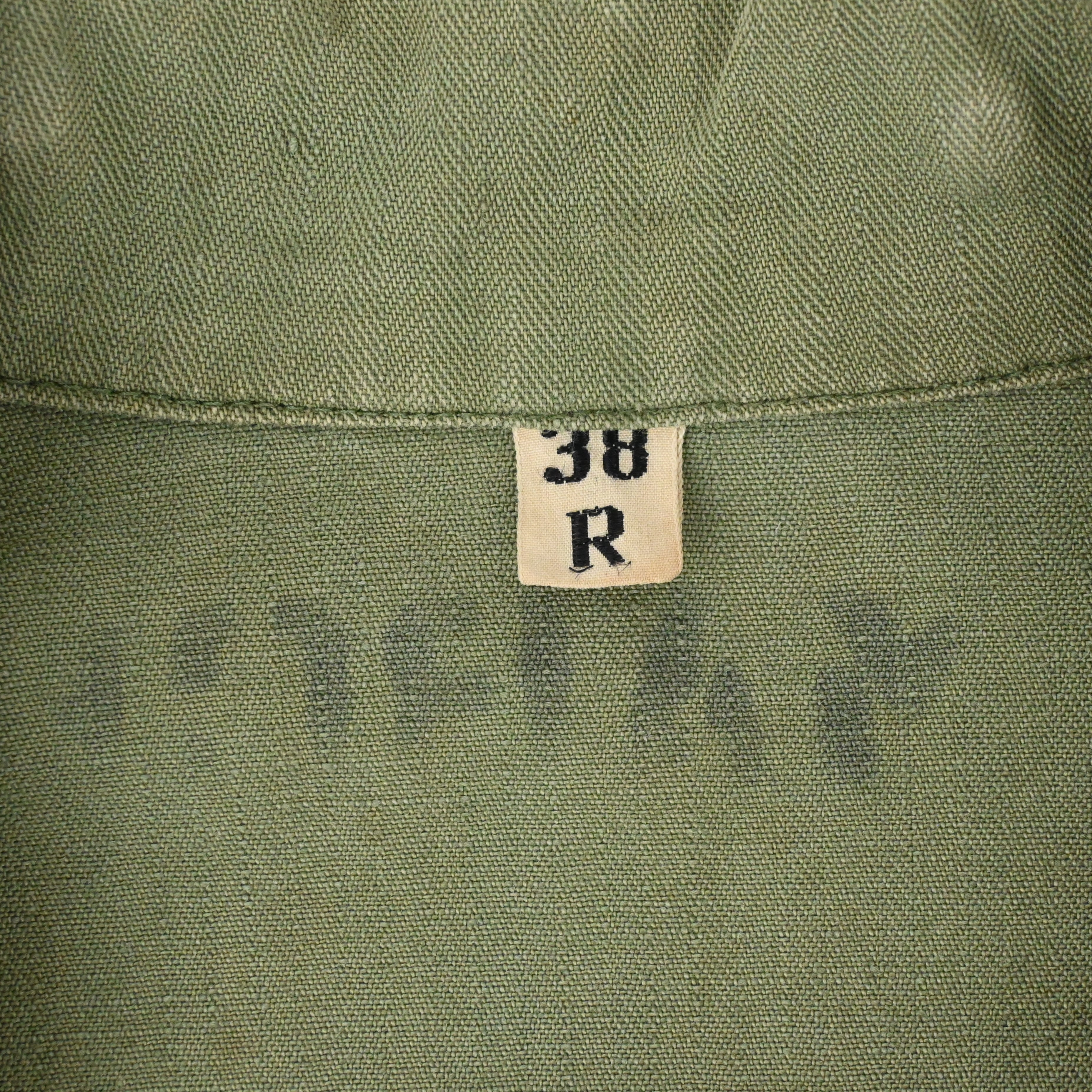 40's US ARMY M-43 UTILITY JACKET HBT SIZE 38R ②