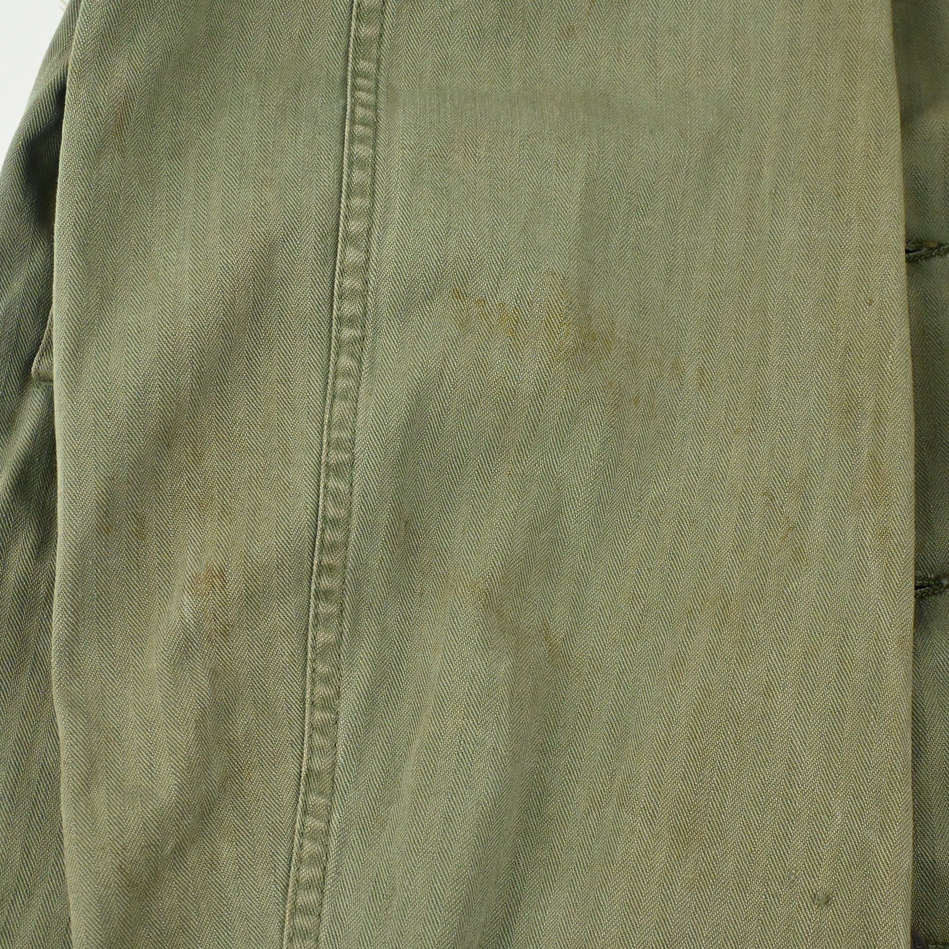 40's US ARMY M-43 UTILITY JACKET HBT SIZE 38R ②