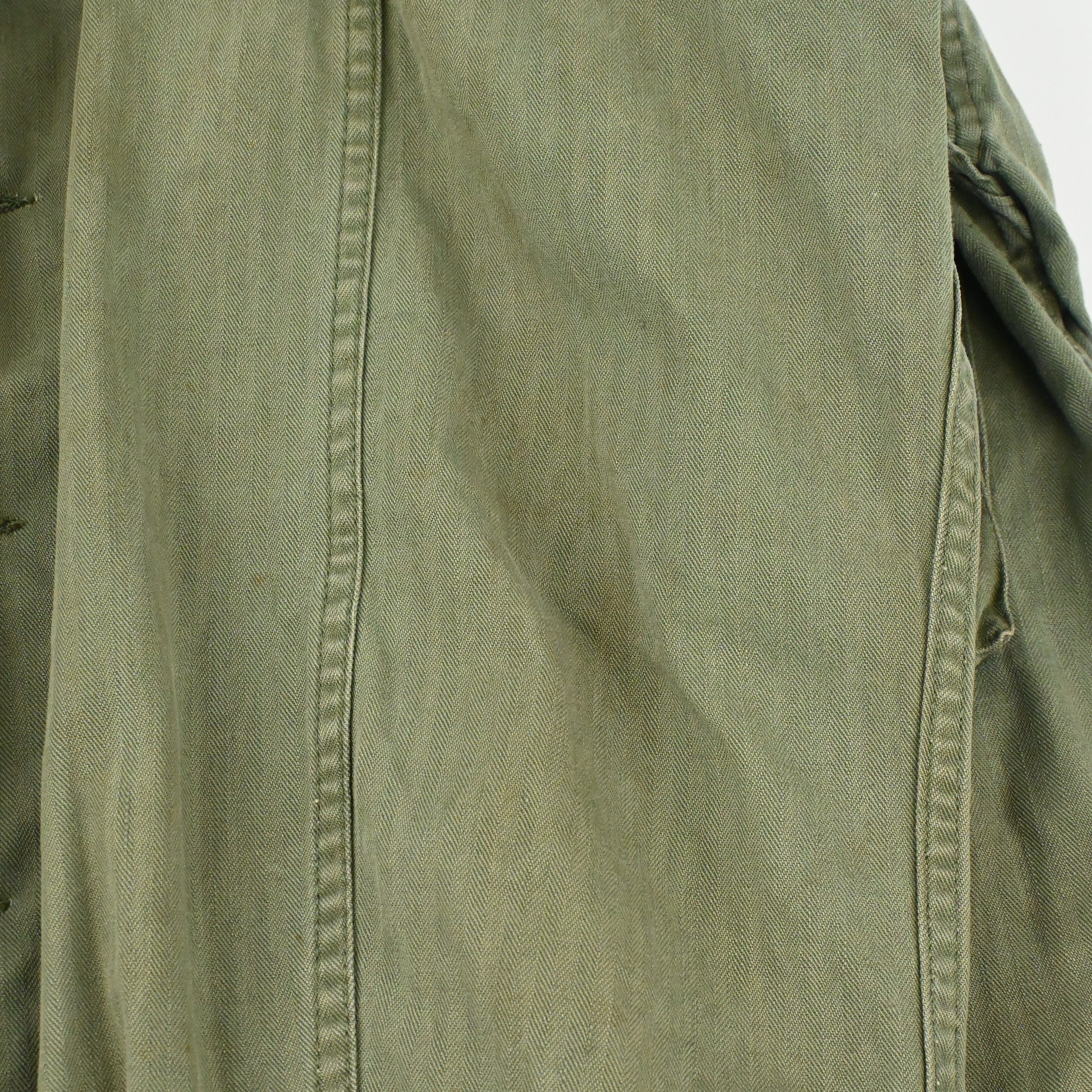 40's US ARMY M-43 UTILITY JACKET HBT SIZE 38R ②