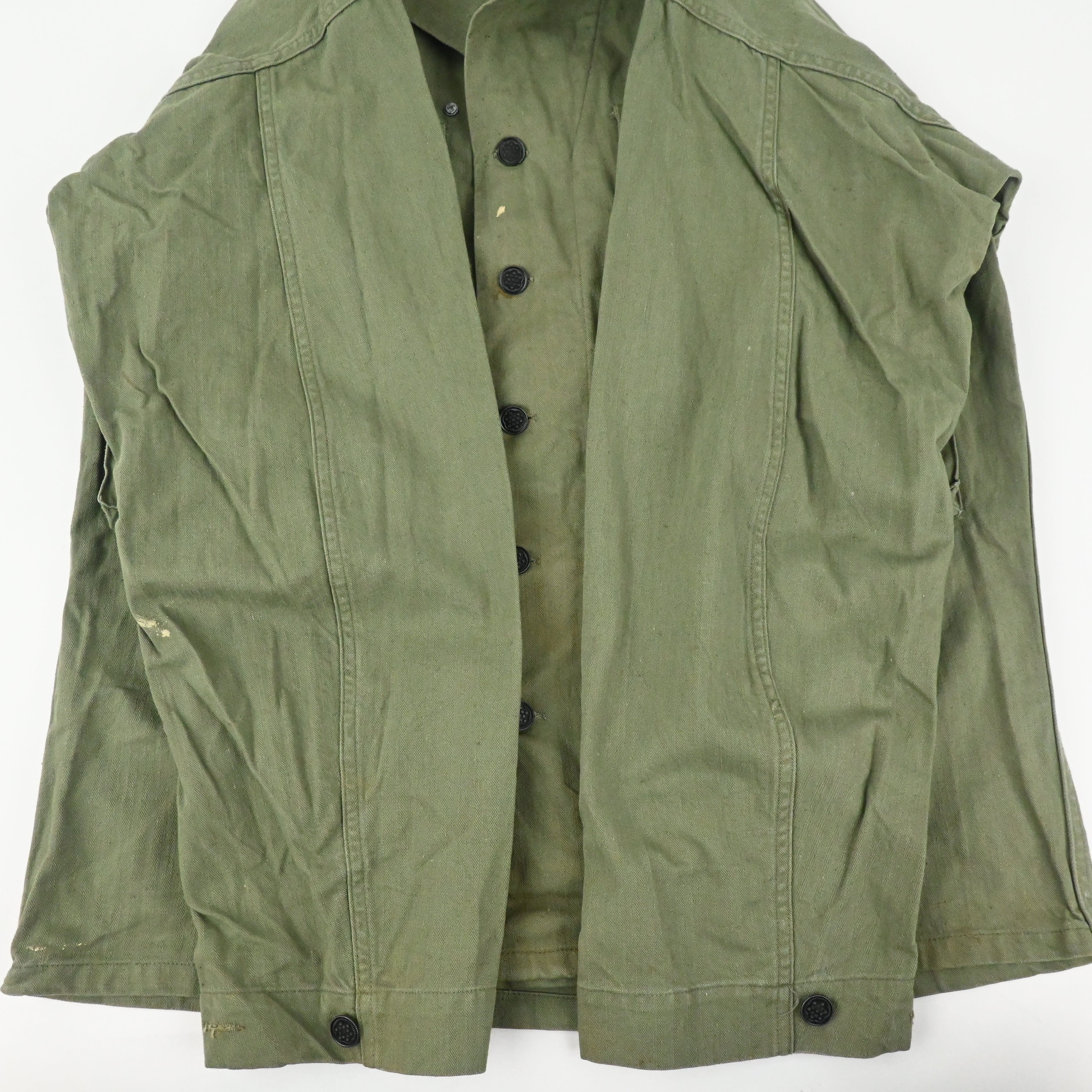 40's US ARMY M-43 UTILITY JACKET HBT SIZE 38R