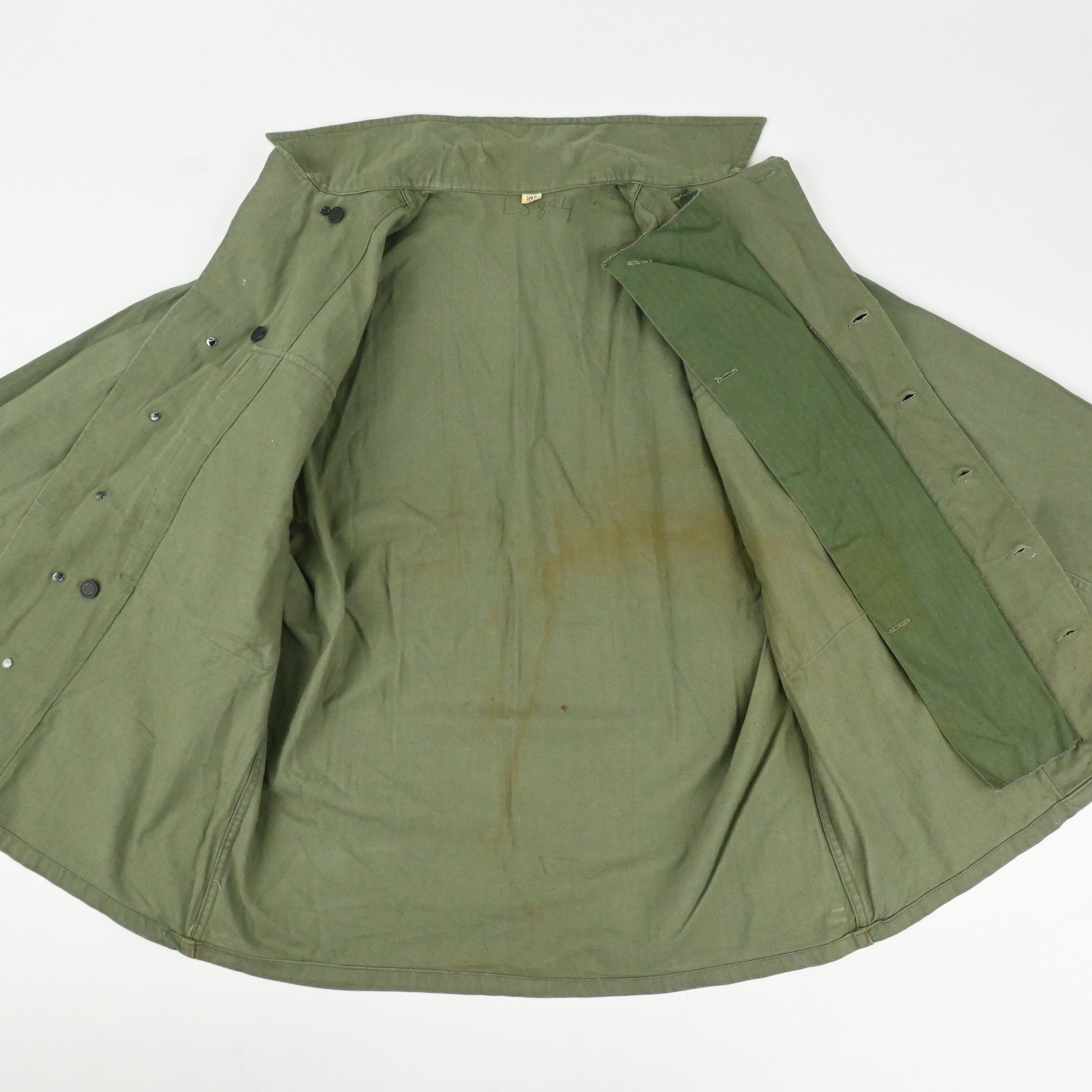 40's US ARMY M-43 UTILITY JACKET HBT SIZE 38R