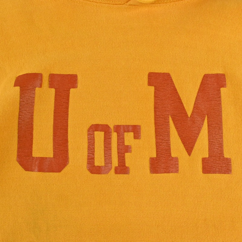 80’s CHAMPION REVERSE WEAVE HOODIE "U OF M" SIZE M