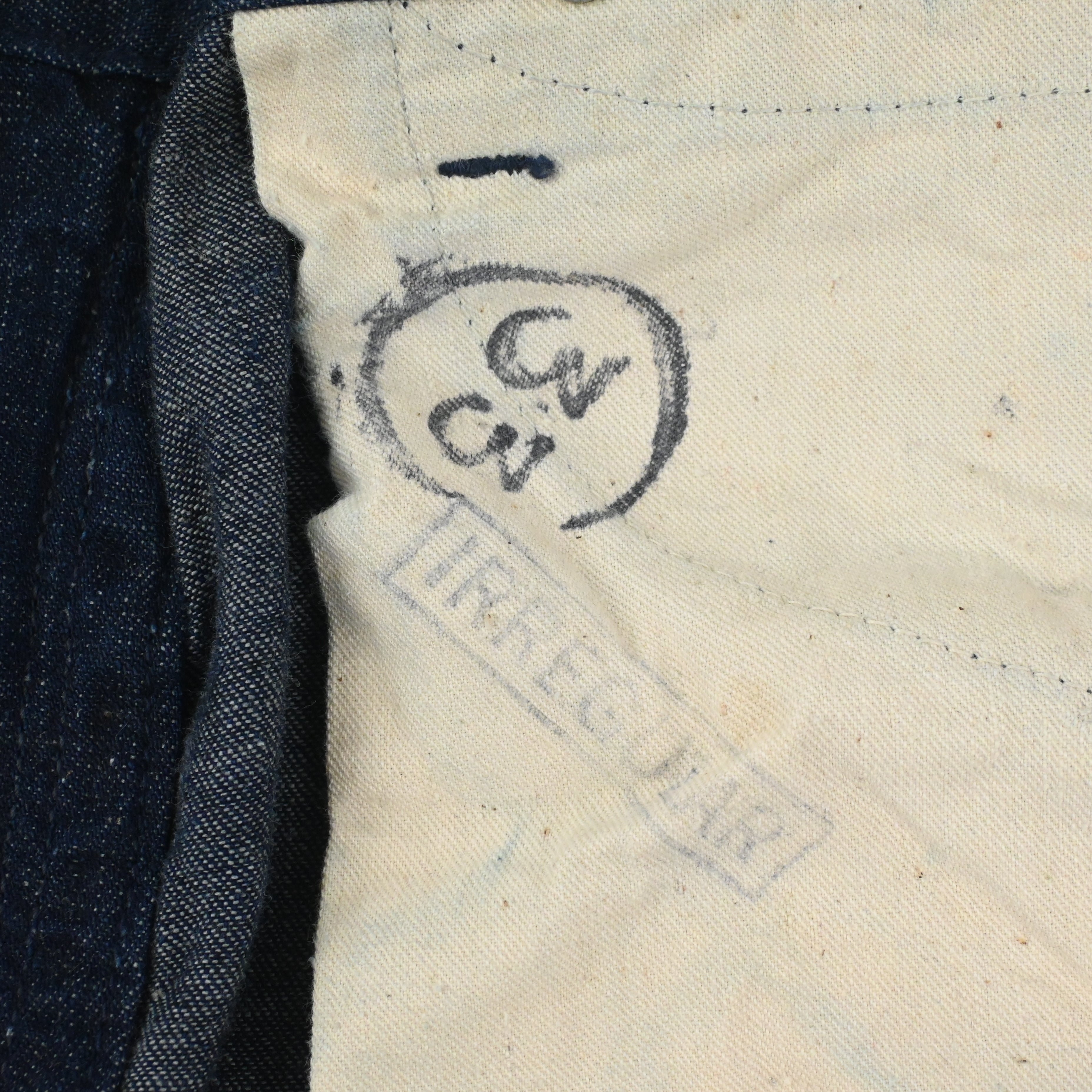 early 60's SANFORIZED CARPENTER PANTS SIZE W31 L30 ONE WASH