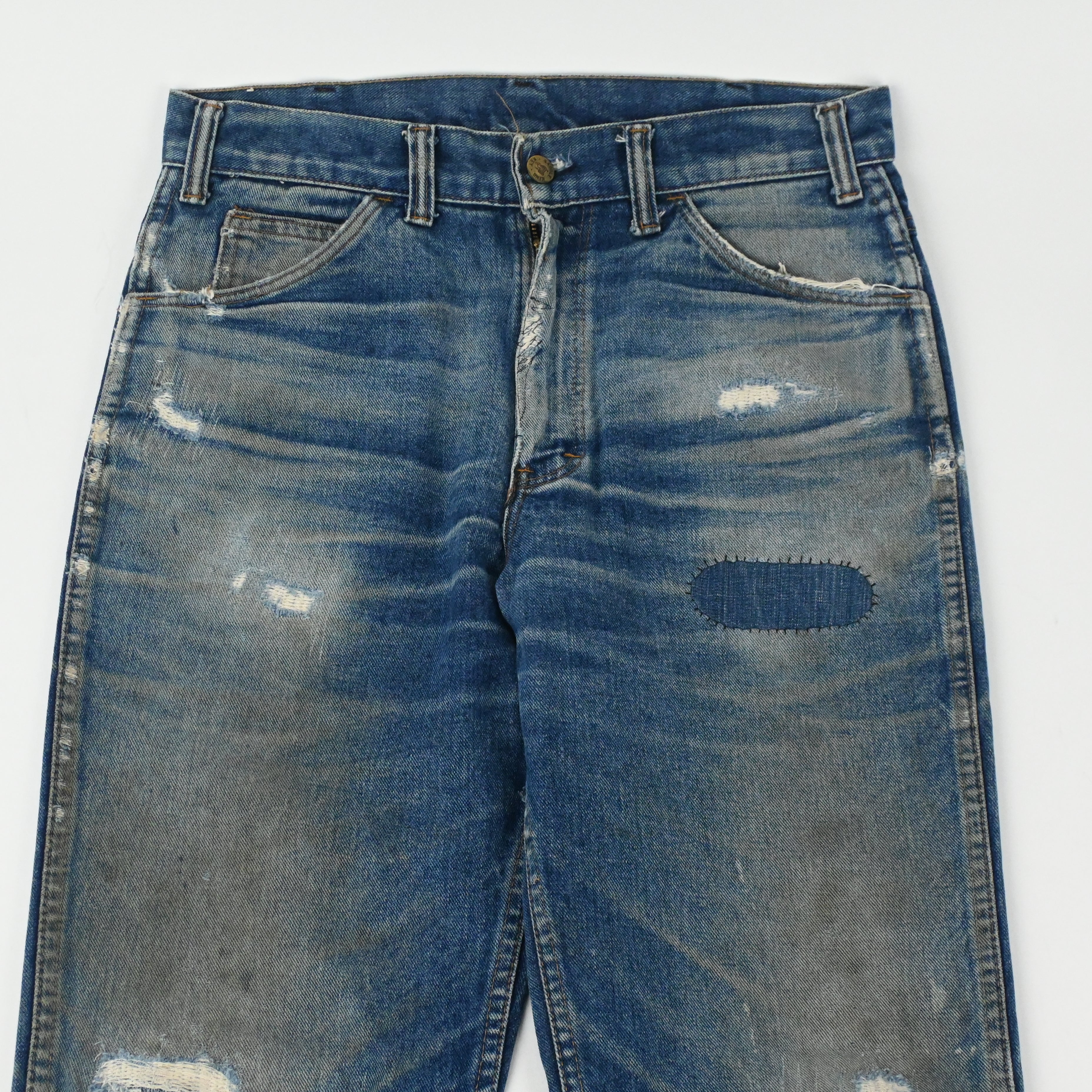 early 70's KEY "SADDLE KING" 5 POCKET DENIM PANTS SIZE W31 L32