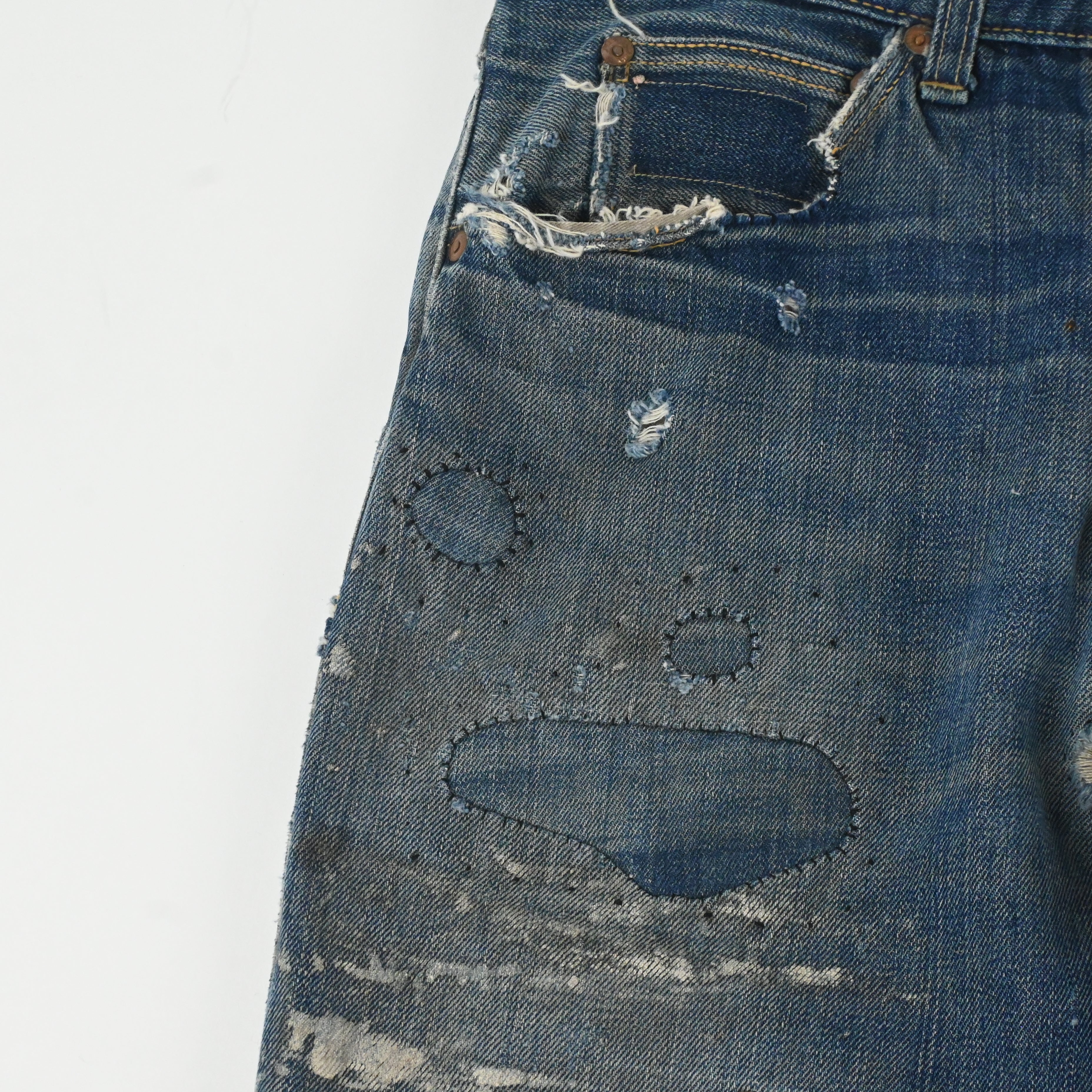 40's MONTGOMERY WORD 101 JEANS SIZE W31 L28