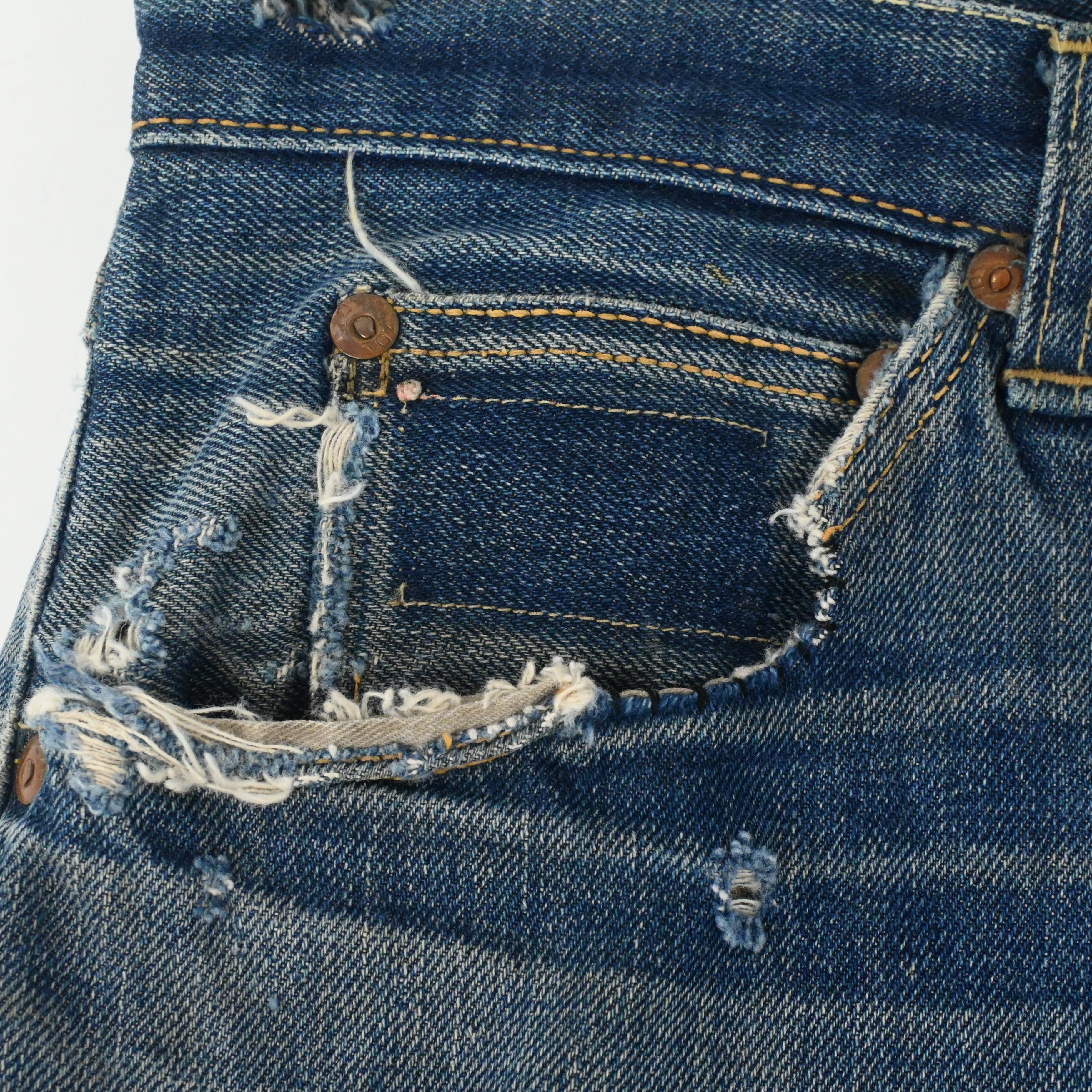 40's MONTGOMERY WORD 101 JEANS SIZE W31 L28