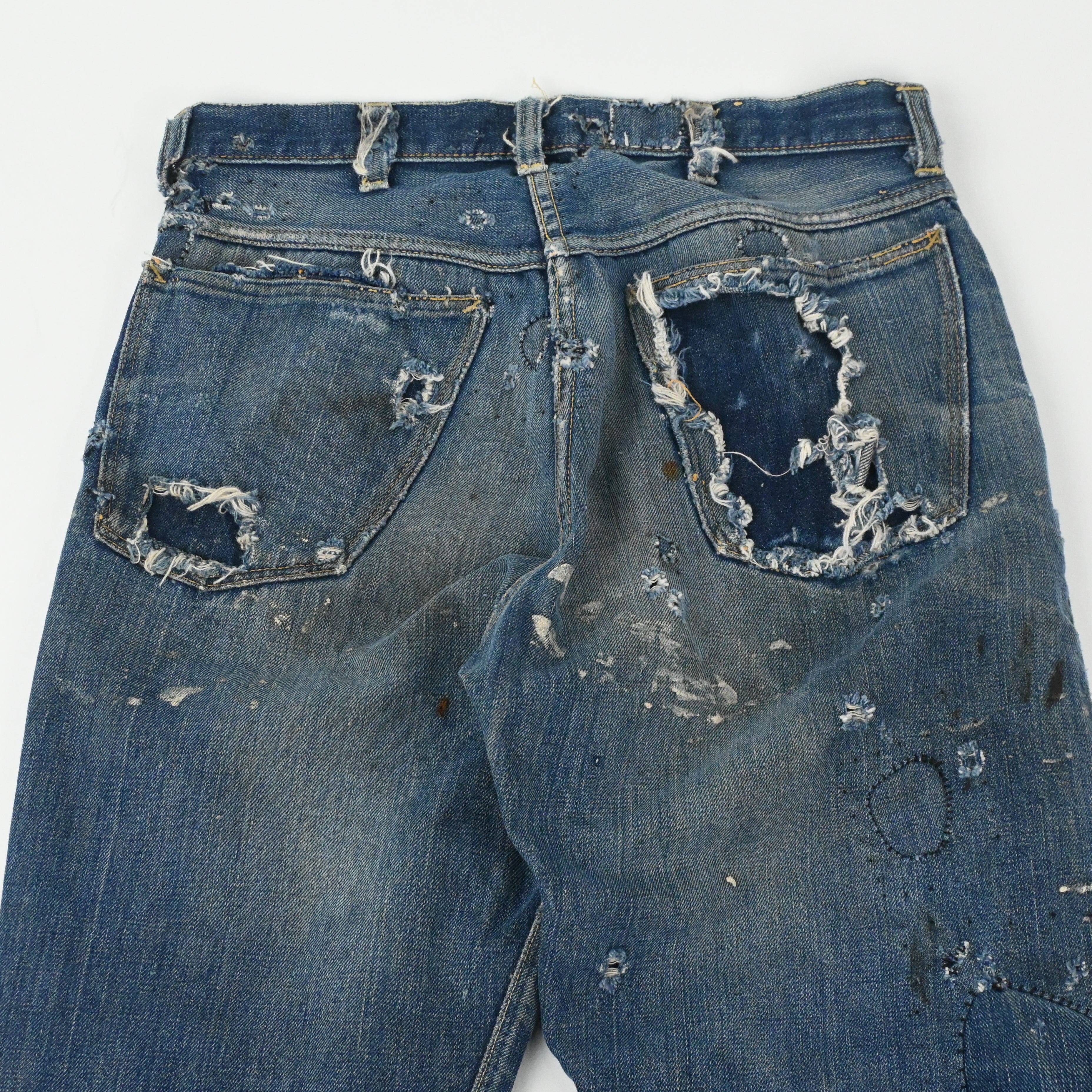 40's MONTGOMERY WORD 101 JEANS SIZE W31 L28