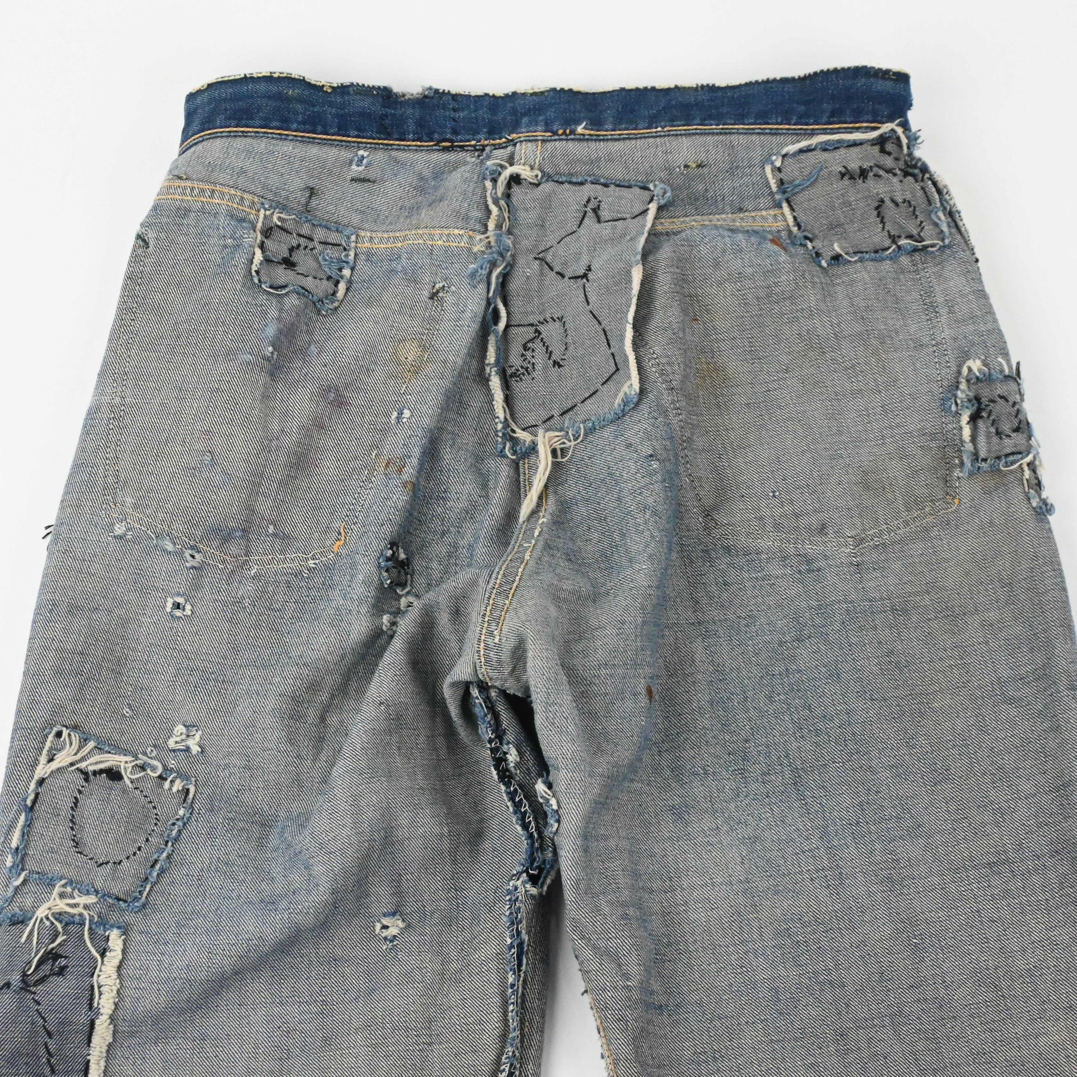 40's MONTGOMERY WORD 101 JEANS SIZE W31 L28